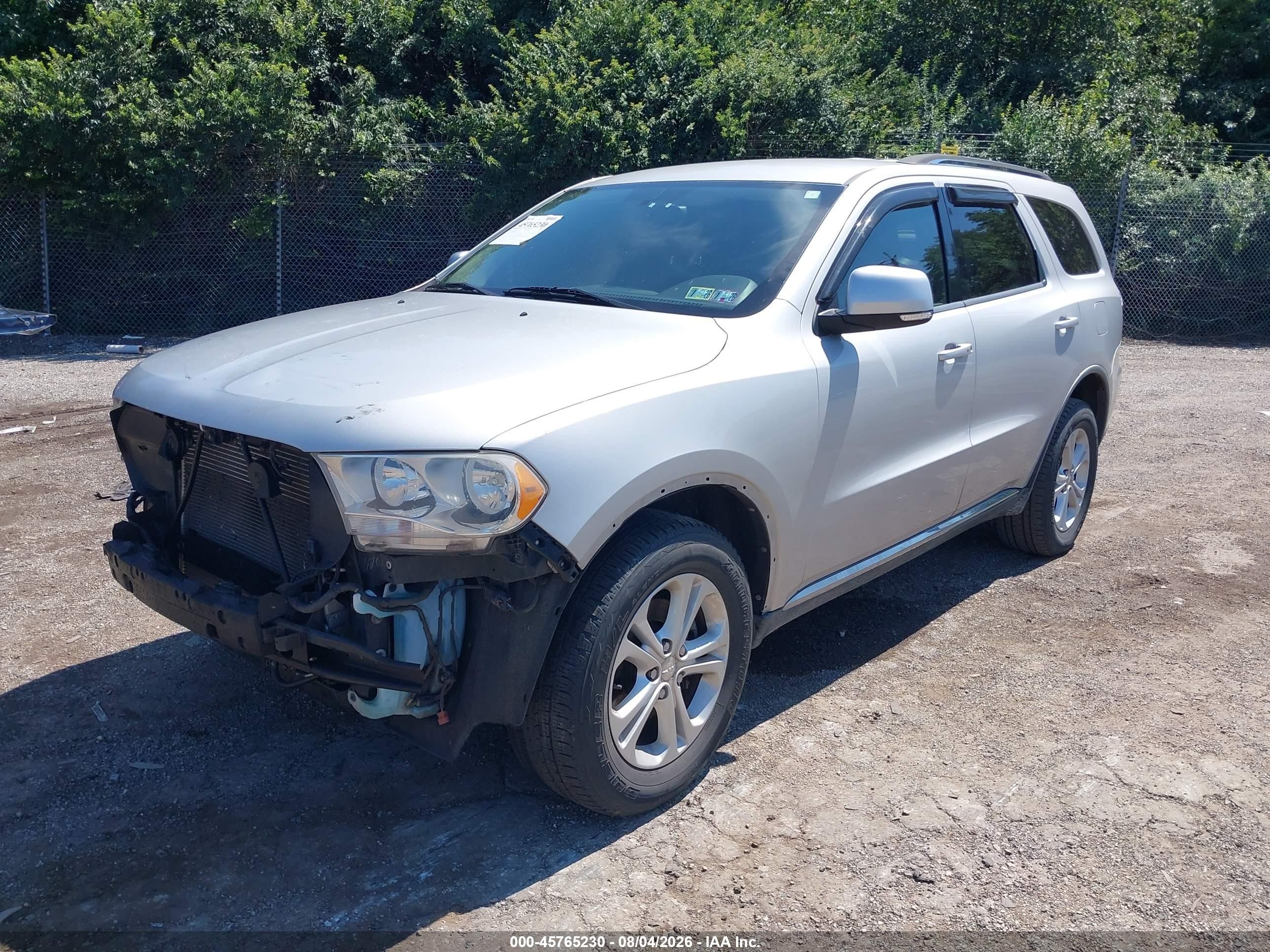 2011 Dodge Durango Crew Silver vin: 1D4RE4GG2BC732377