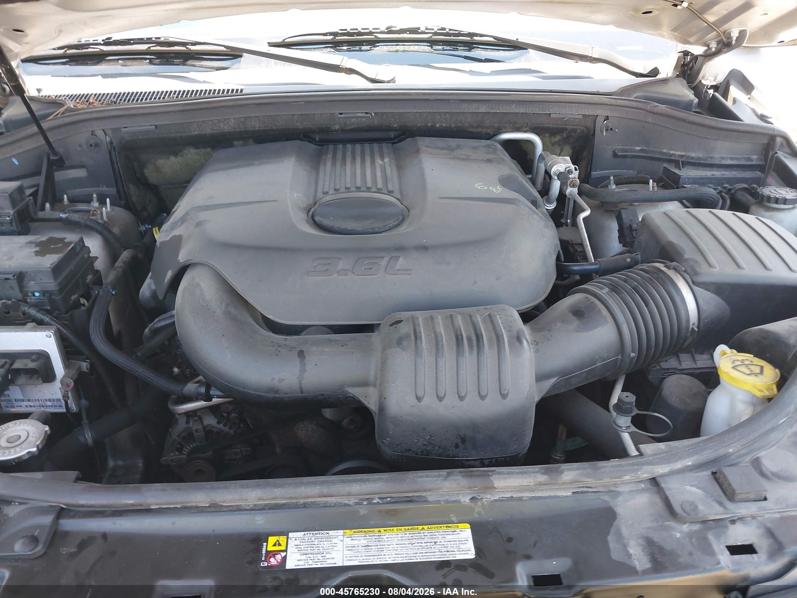 2011 Dodge Durango Crew Silver vin: 1D4RE4GG2BC732377