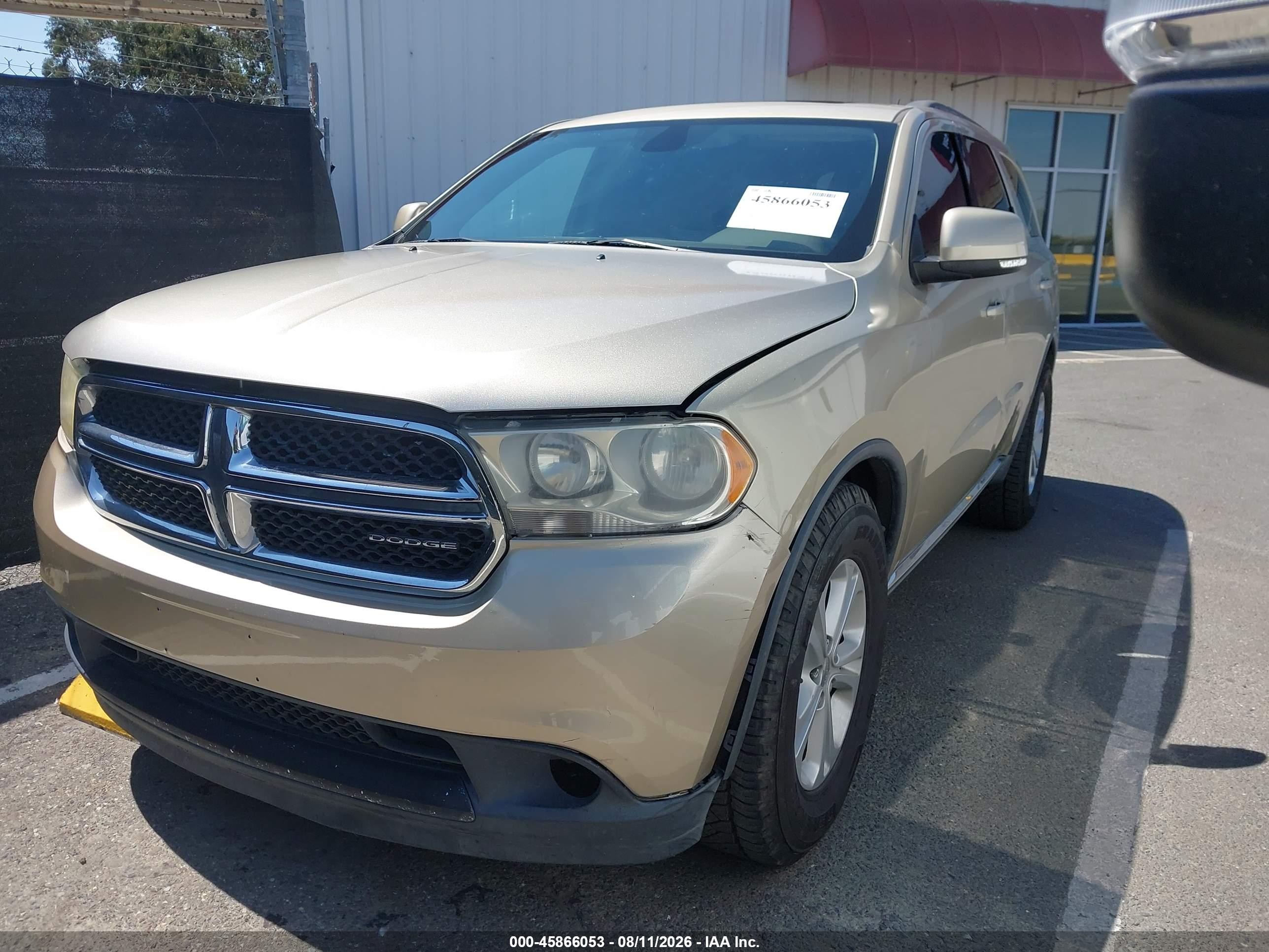 2011 Dodge Durango Crew Gold vin: 1D4RE4GG2BC742360