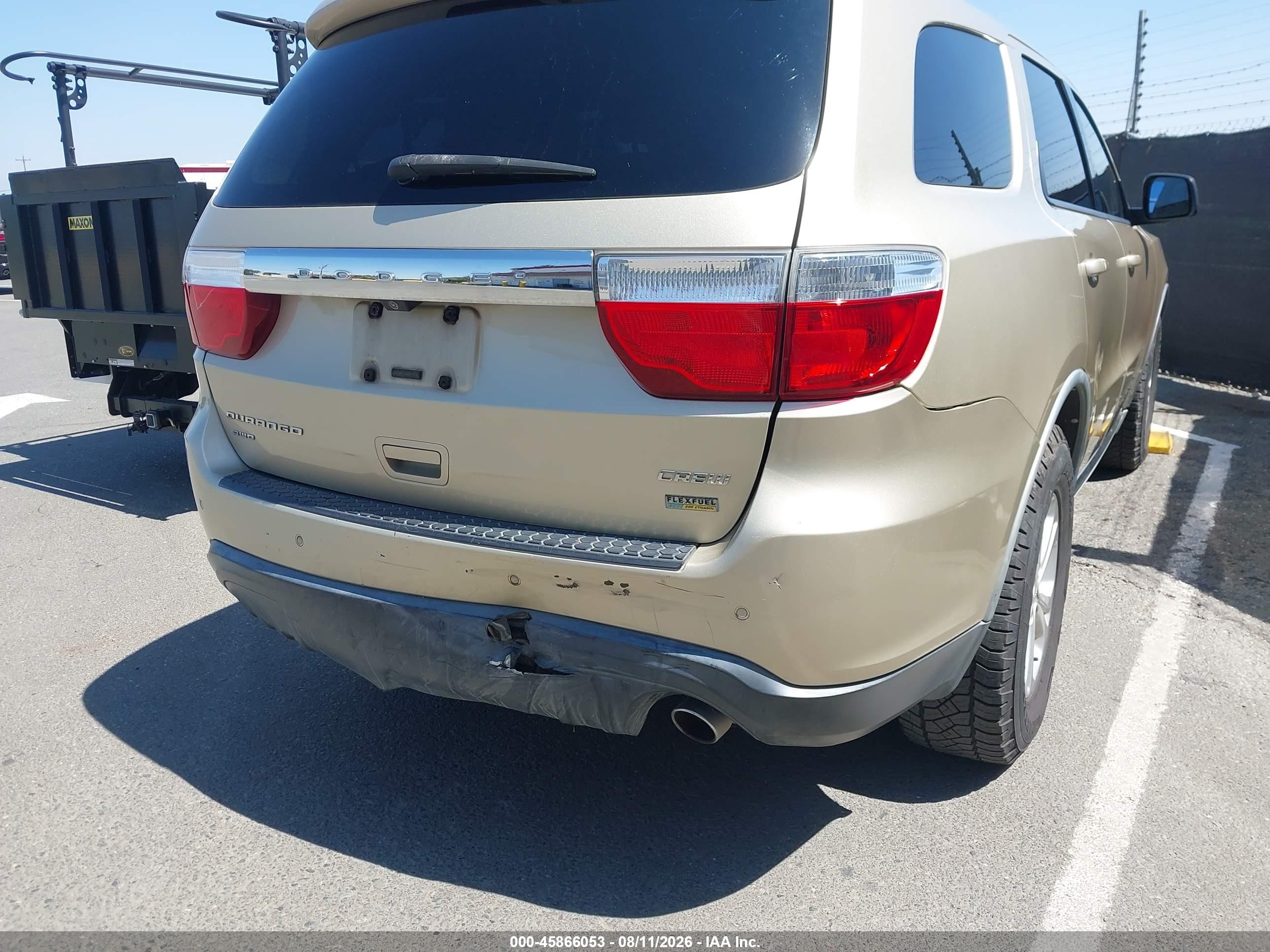 2011 Dodge Durango Crew Gold vin: 1D4RE4GG2BC742360