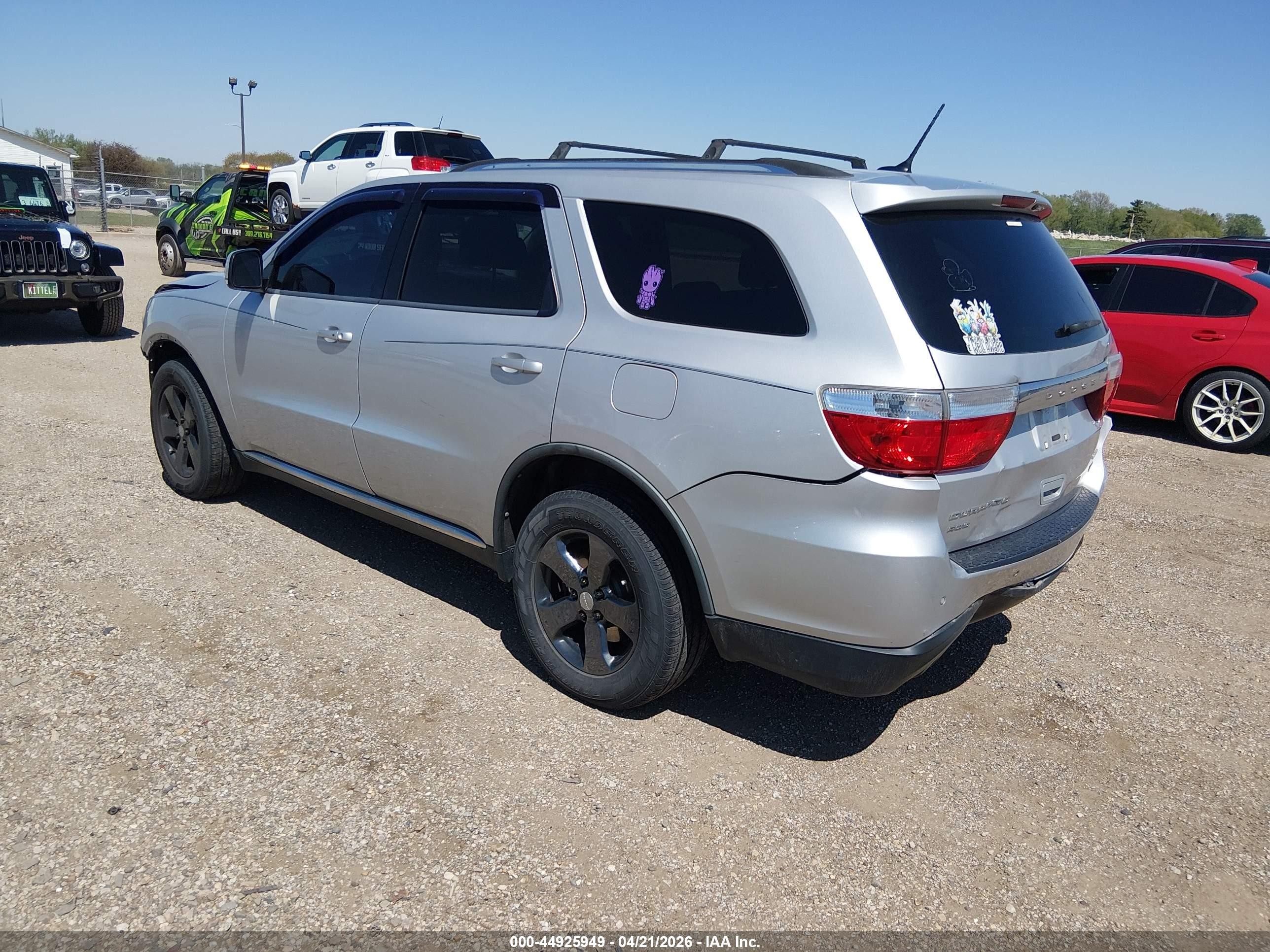 2011 Dodge Durango Crew Silver vin: 1D4RE4GG3BC650738