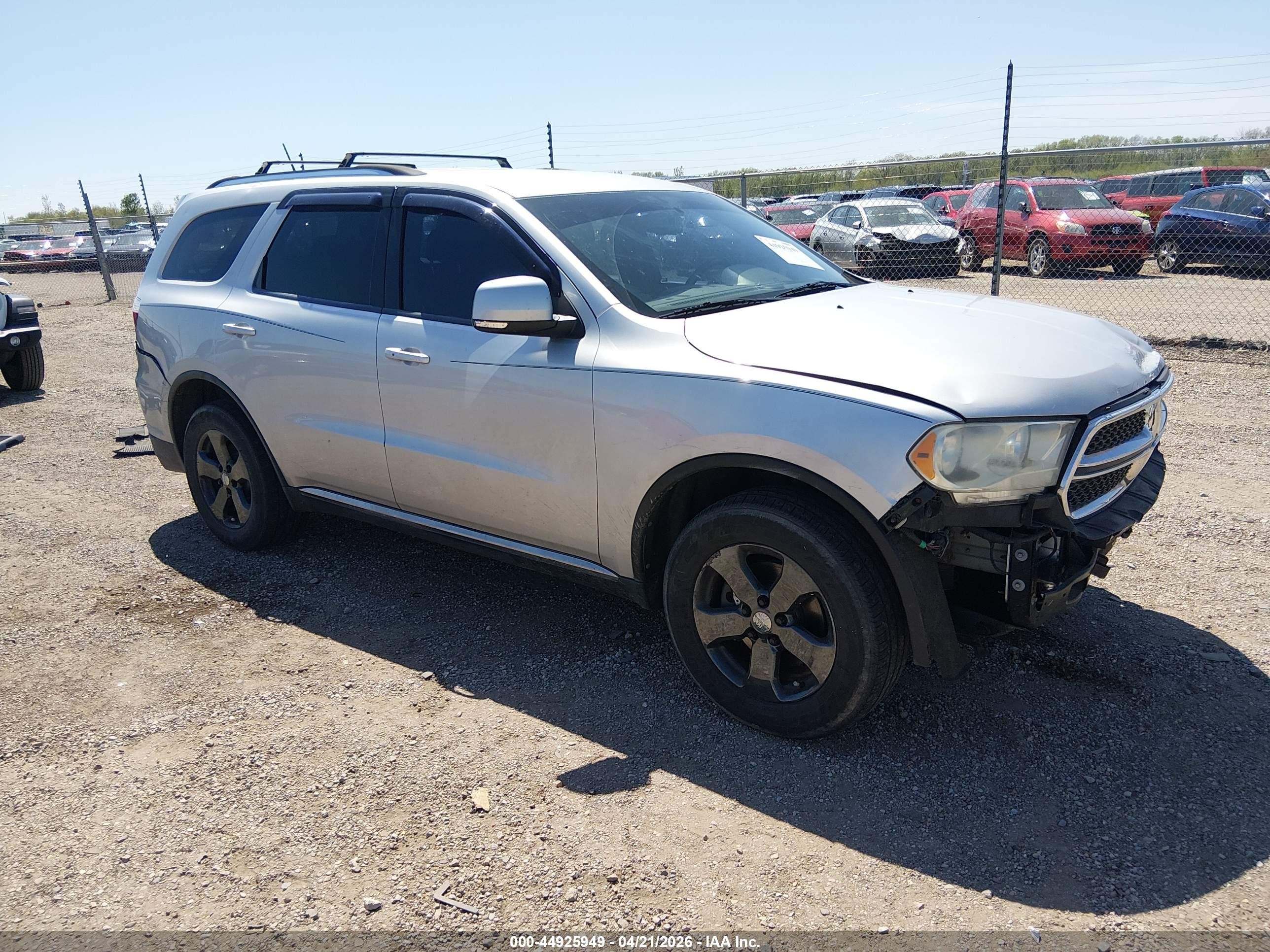 2011 Dodge Durango Crew Silver vin: 1D4RE4GG3BC650738