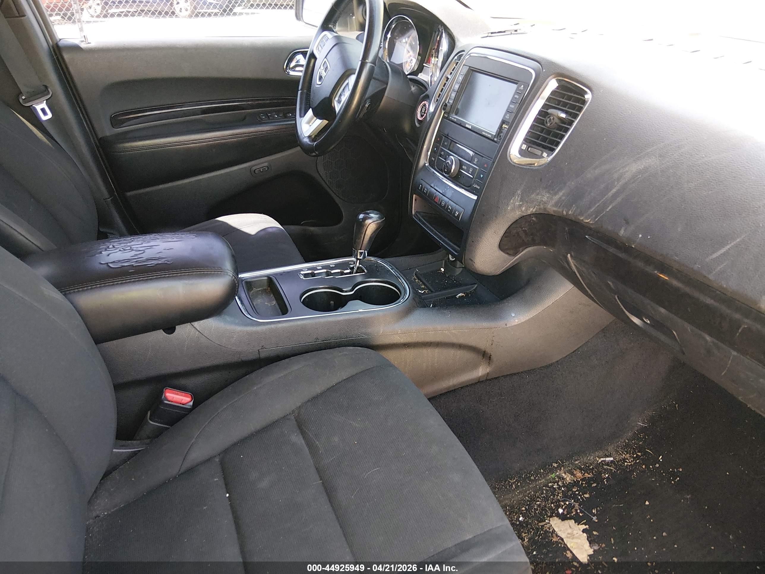 2011 Dodge Durango Crew Silver vin: 1D4RE4GG3BC650738