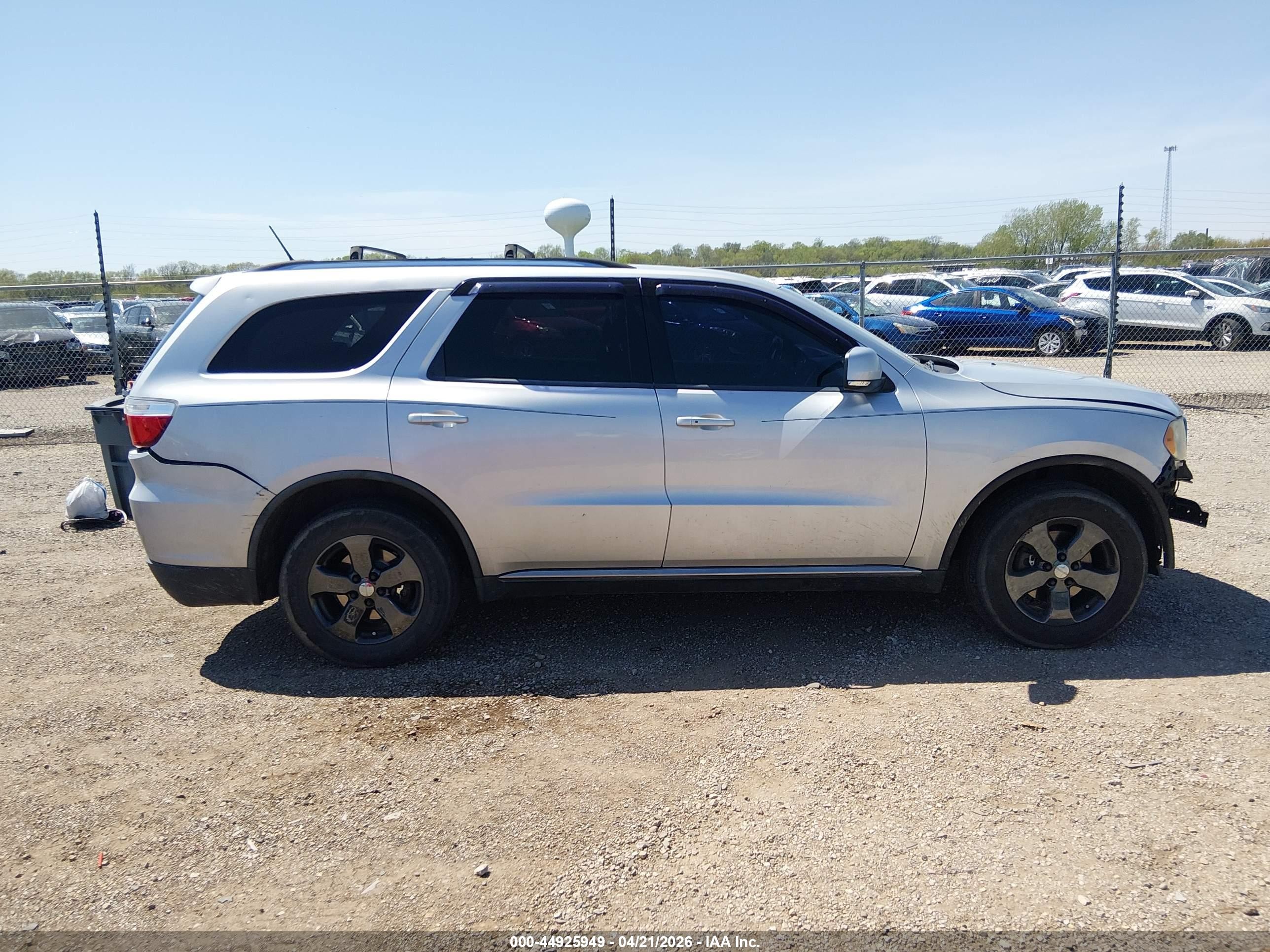 2011 Dodge Durango Crew Silver vin: 1D4RE4GG3BC650738