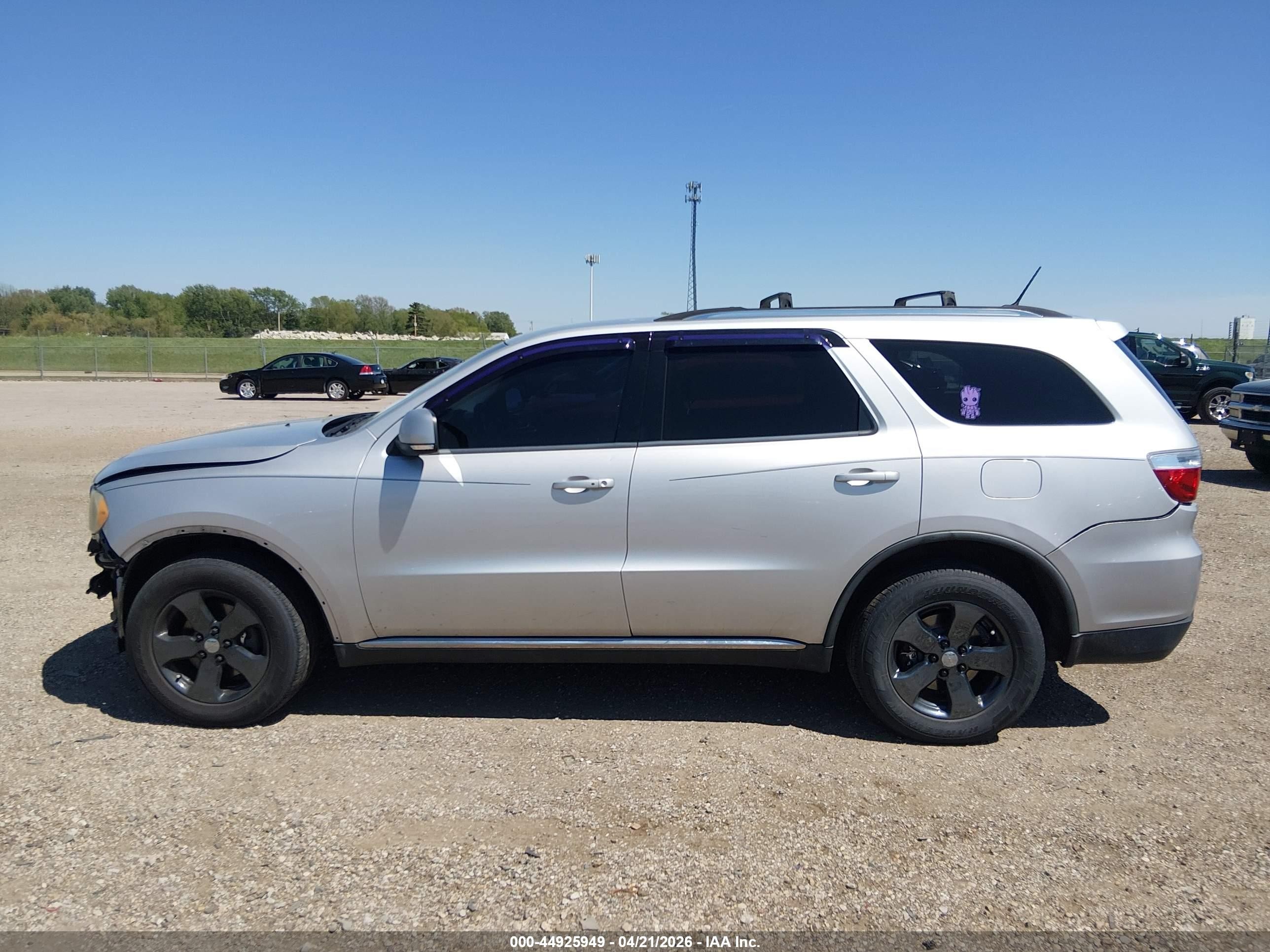 2011 Dodge Durango Crew Silver vin: 1D4RE4GG3BC650738