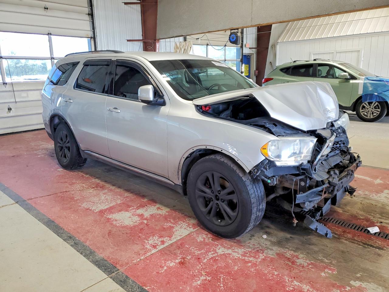 2011 Dodge Durango Crew Silver vin: 1D4RE4GG3BC667457
