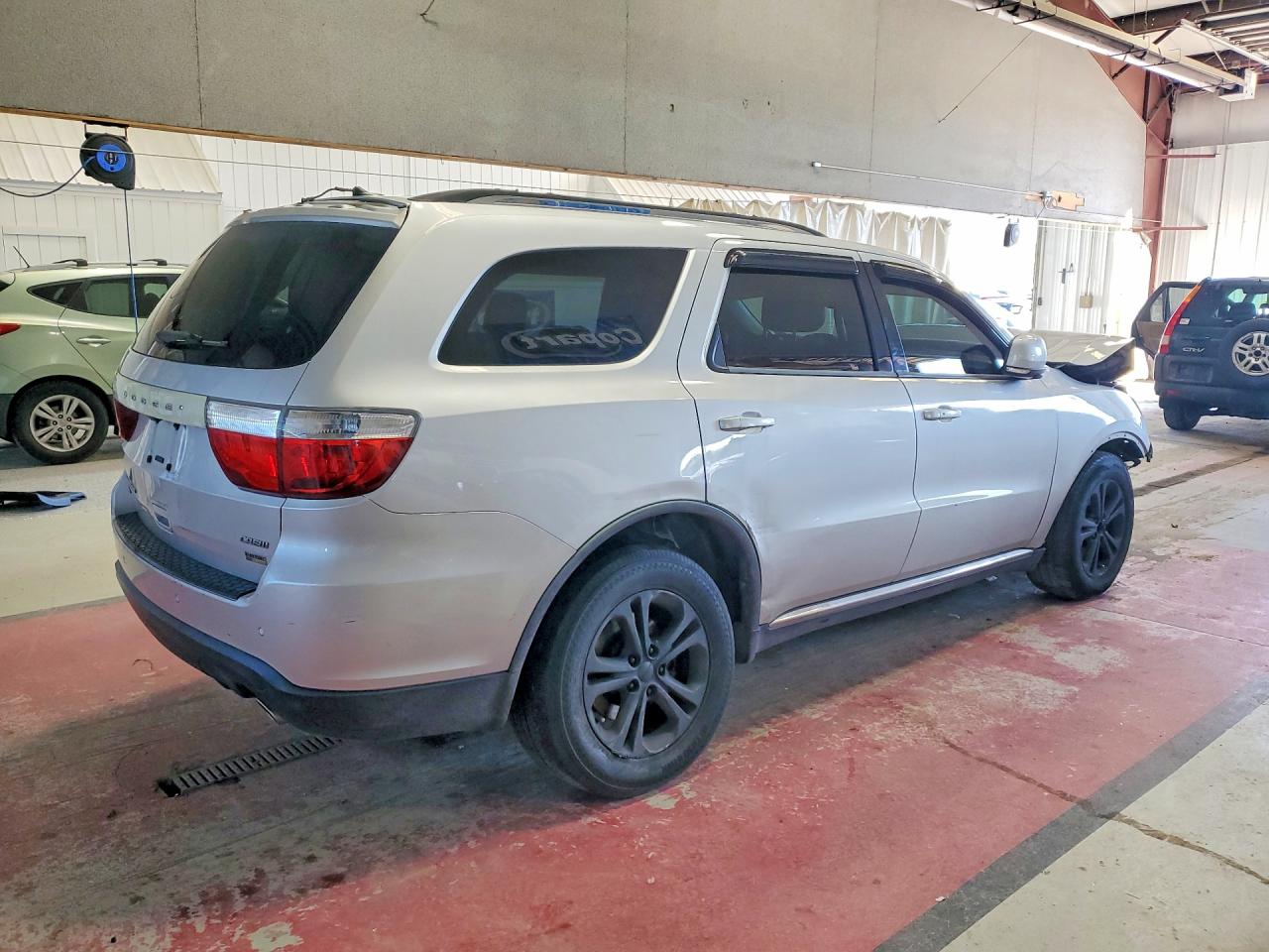 2011 Dodge Durango Crew Silver vin: 1D4RE4GG3BC667457