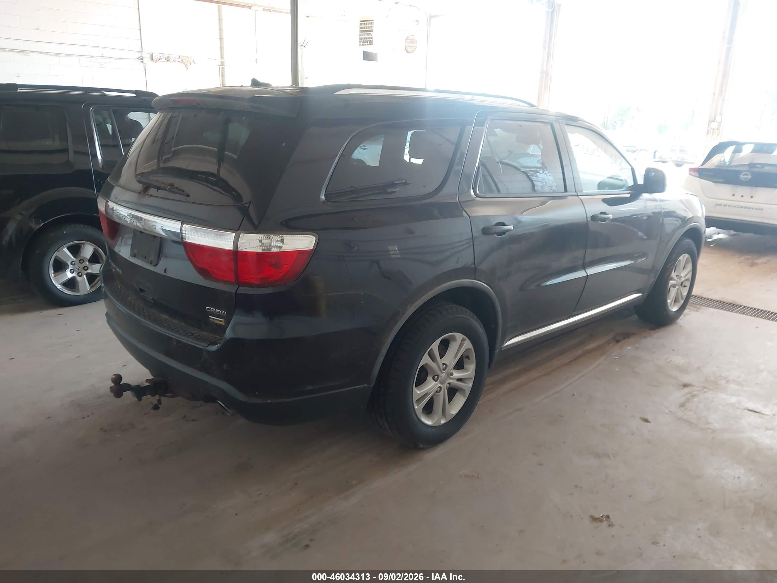2011 Dodge Durango Crew Black vin: 1D4RE4GG4BC634872