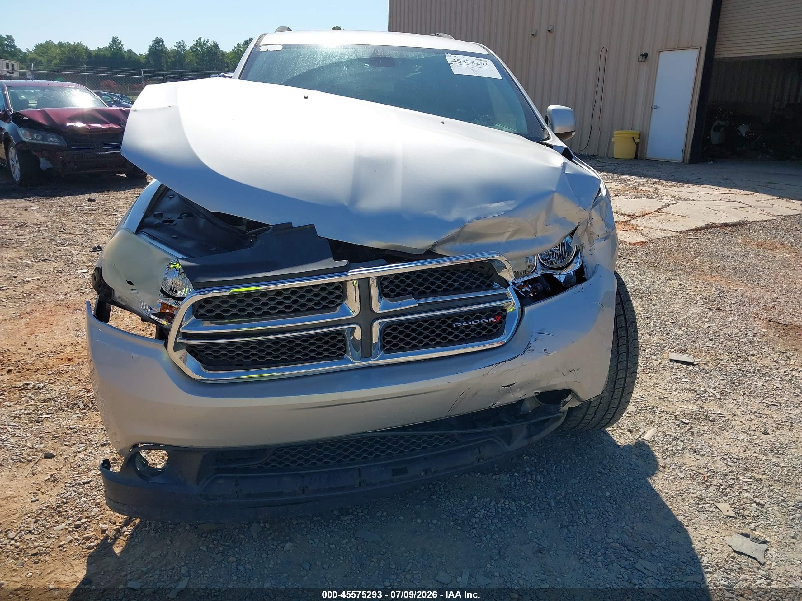 2011 Dodge Durango Crew Silver vin: 1D4RE4GG4BC667564