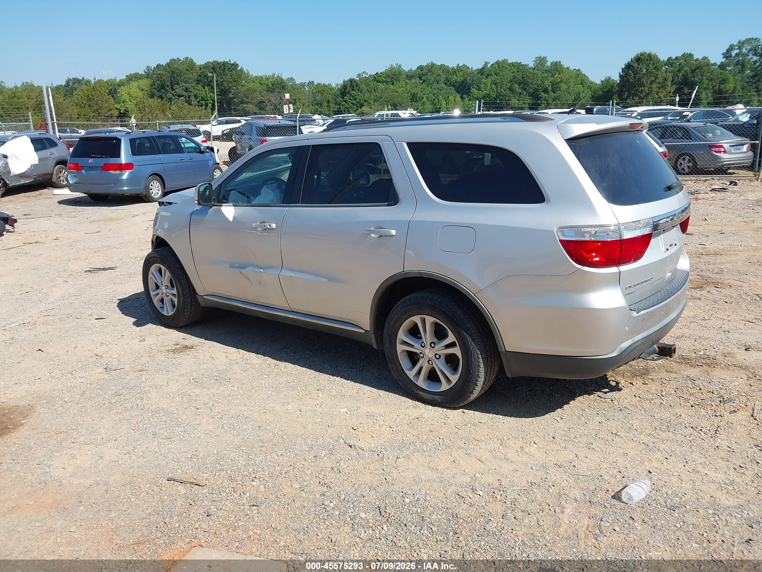 2011 Dodge Durango Crew Silver vin: 1D4RE4GG4BC667564