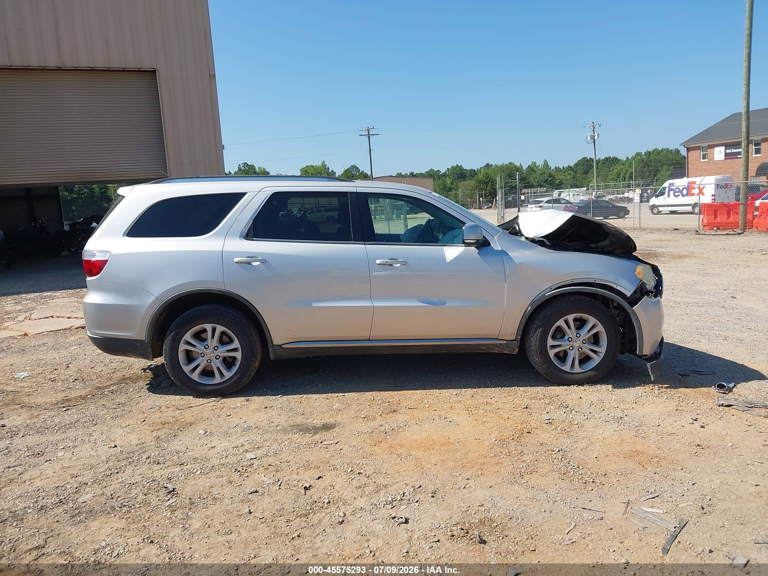 2011 Dodge Durango Crew Silver vin: 1D4RE4GG4BC667564