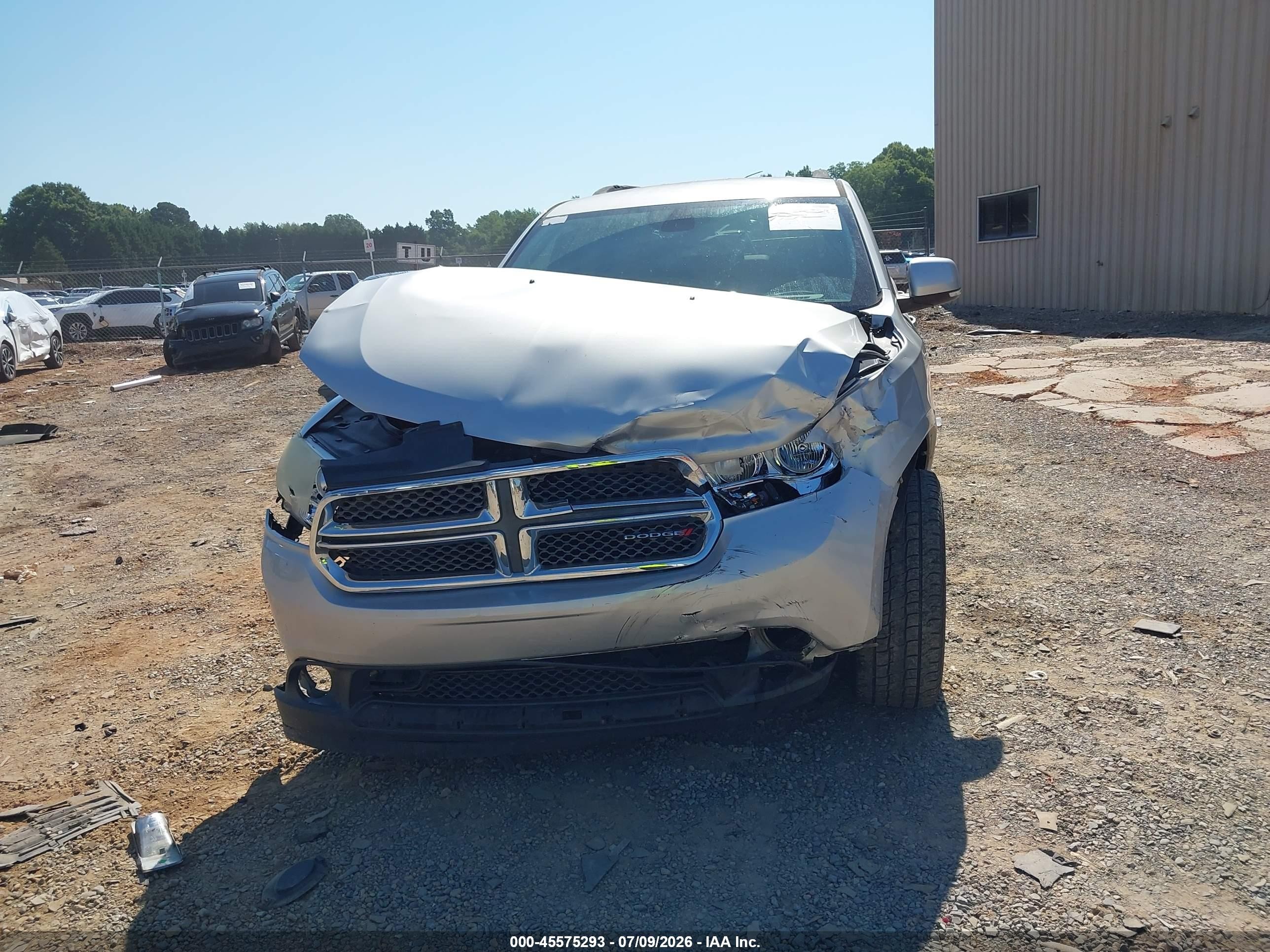 2011 Dodge Durango Crew Silver vin: 1D4RE4GG4BC667564