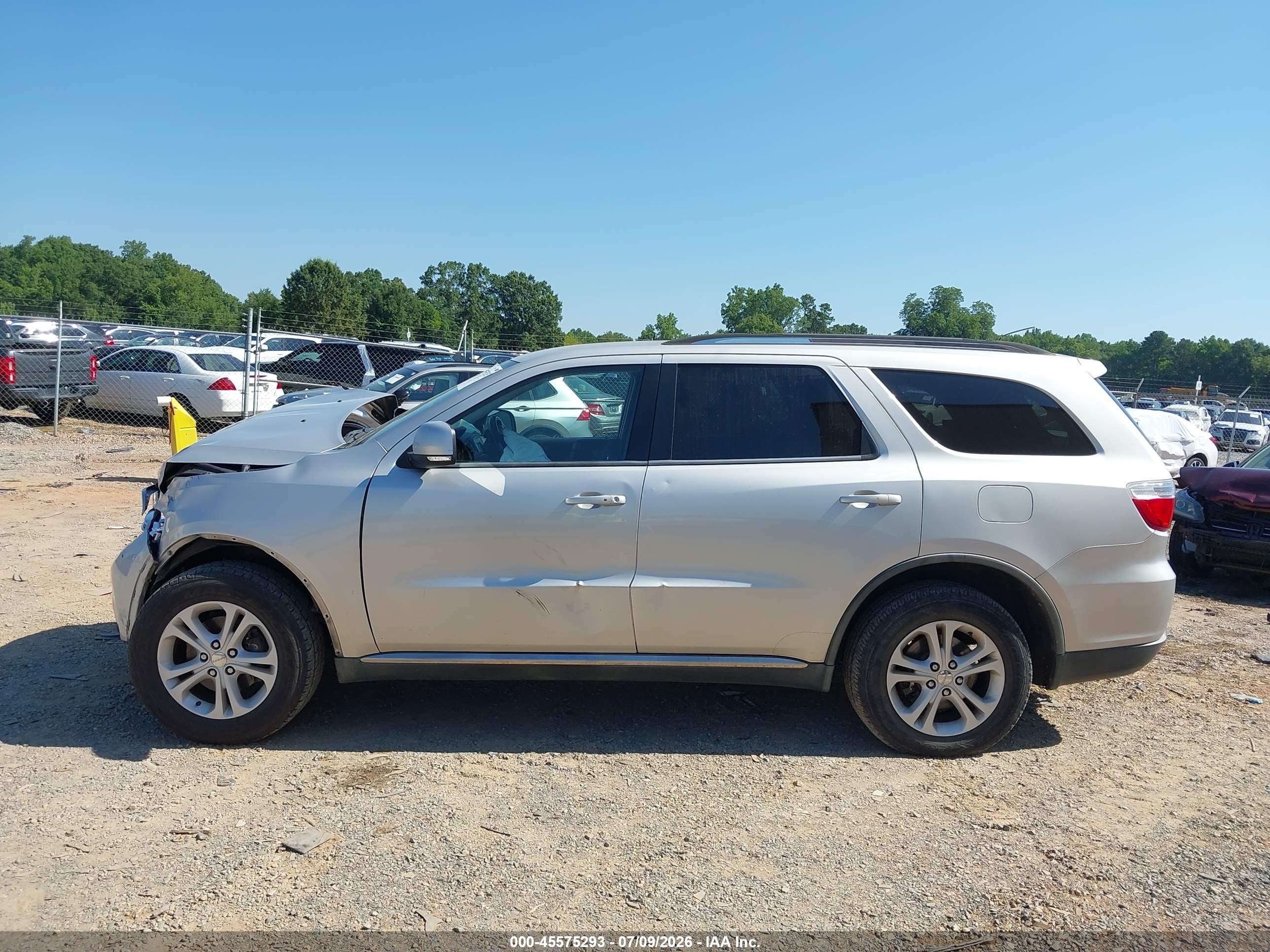 2011 Dodge Durango Crew Silver vin: 1D4RE4GG4BC667564