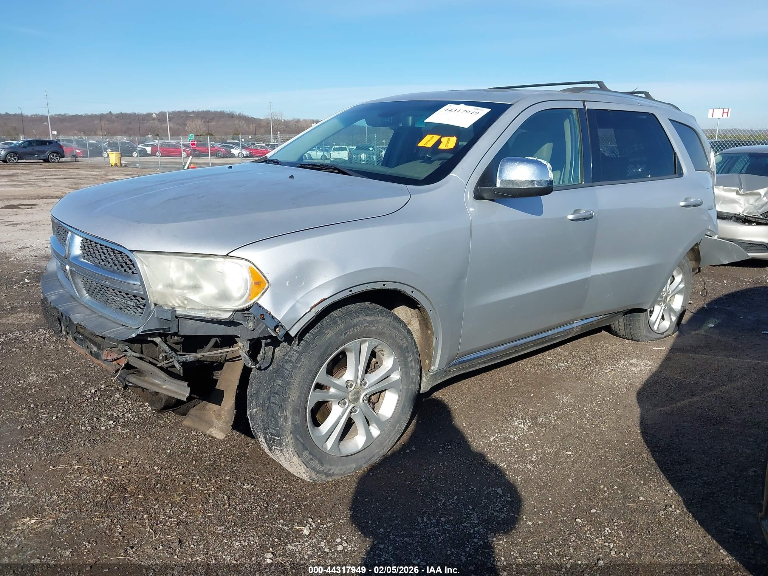 2011 Dodge Durango Crew Silver vin: 1D4RE4GG4BC685921