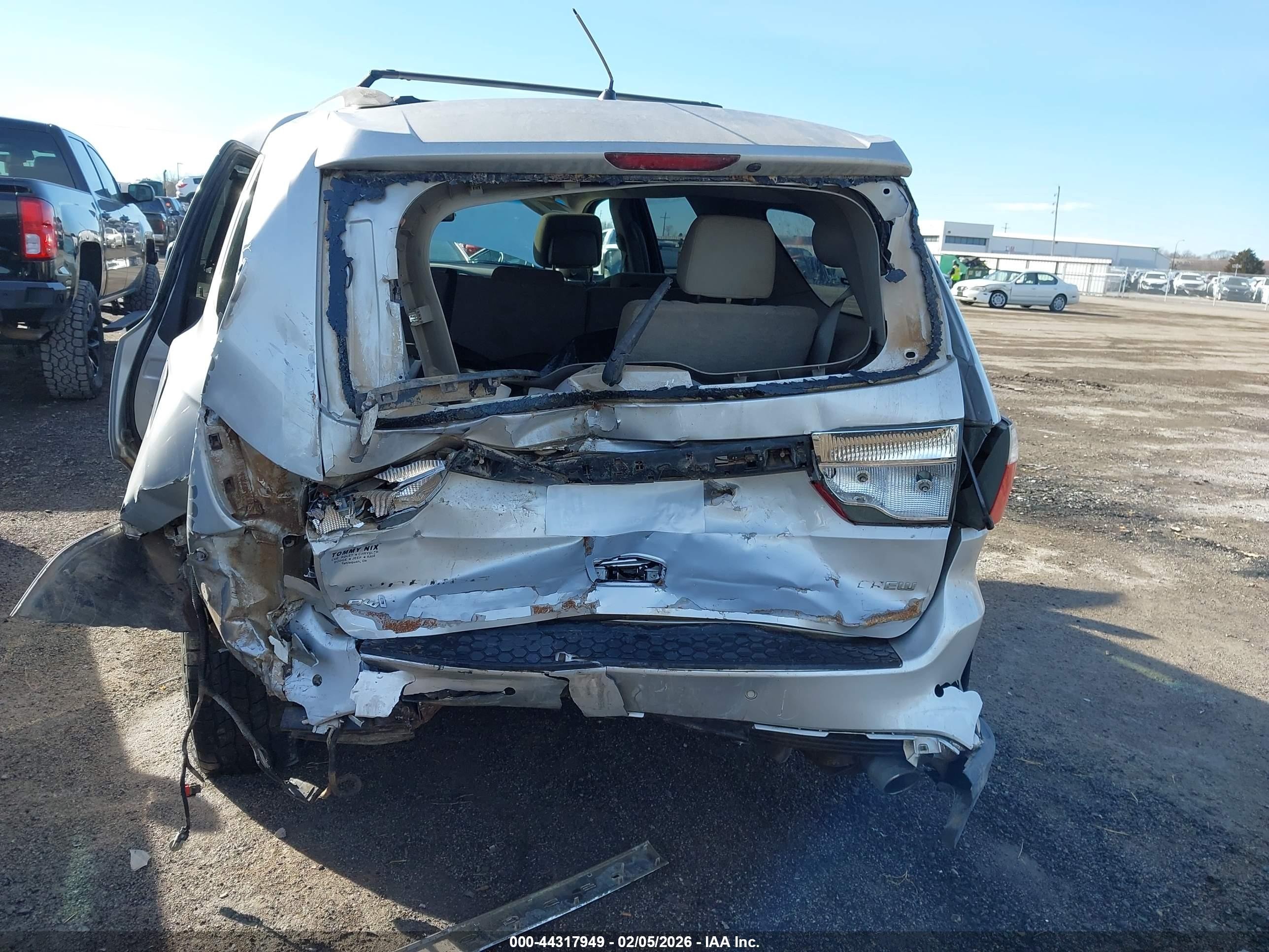 2011 Dodge Durango Crew Silver vin: 1D4RE4GG4BC685921