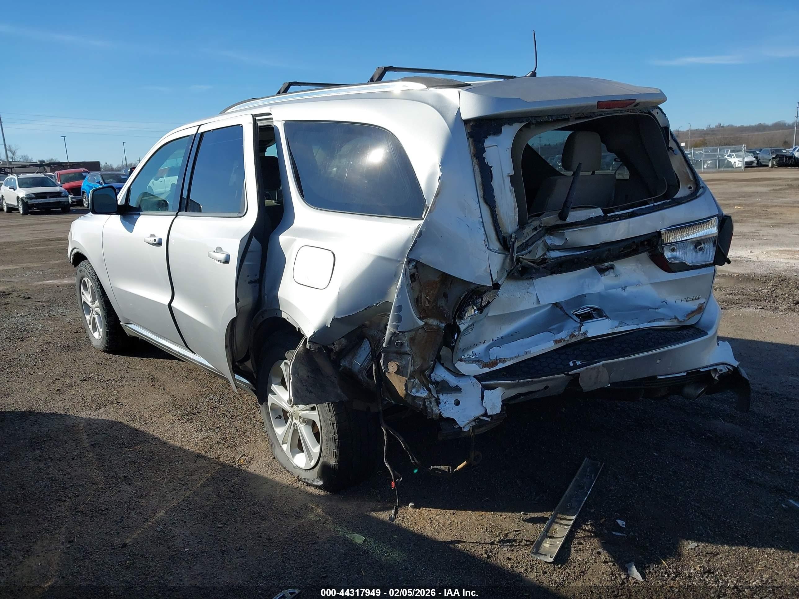 2011 Dodge Durango Crew Silver vin: 1D4RE4GG4BC685921