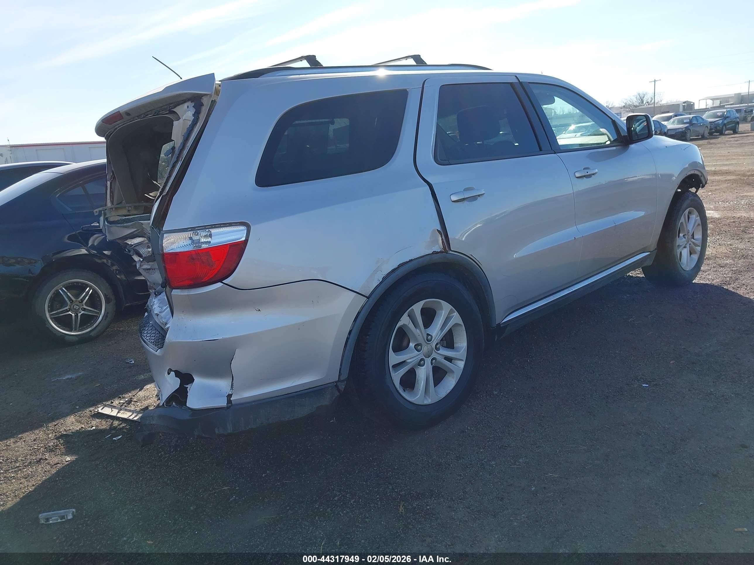 2011 Dodge Durango Crew Silver vin: 1D4RE4GG4BC685921