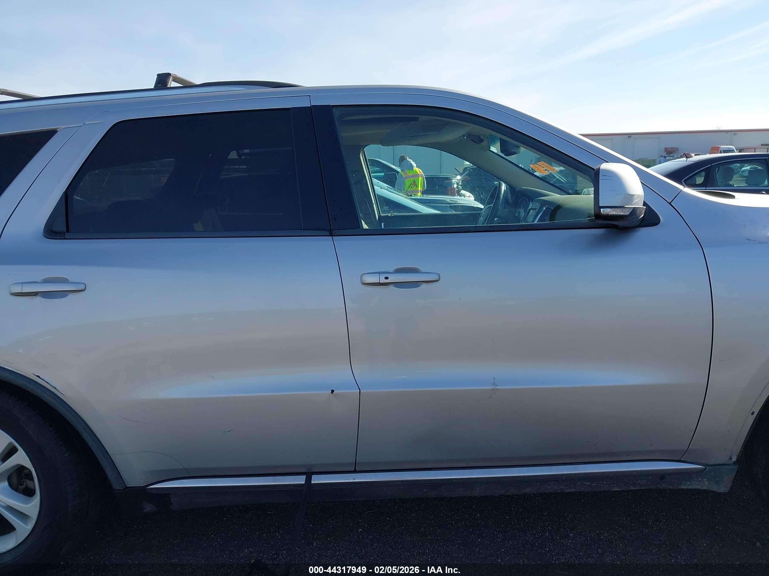 2011 Dodge Durango Crew Silver vin: 1D4RE4GG4BC685921