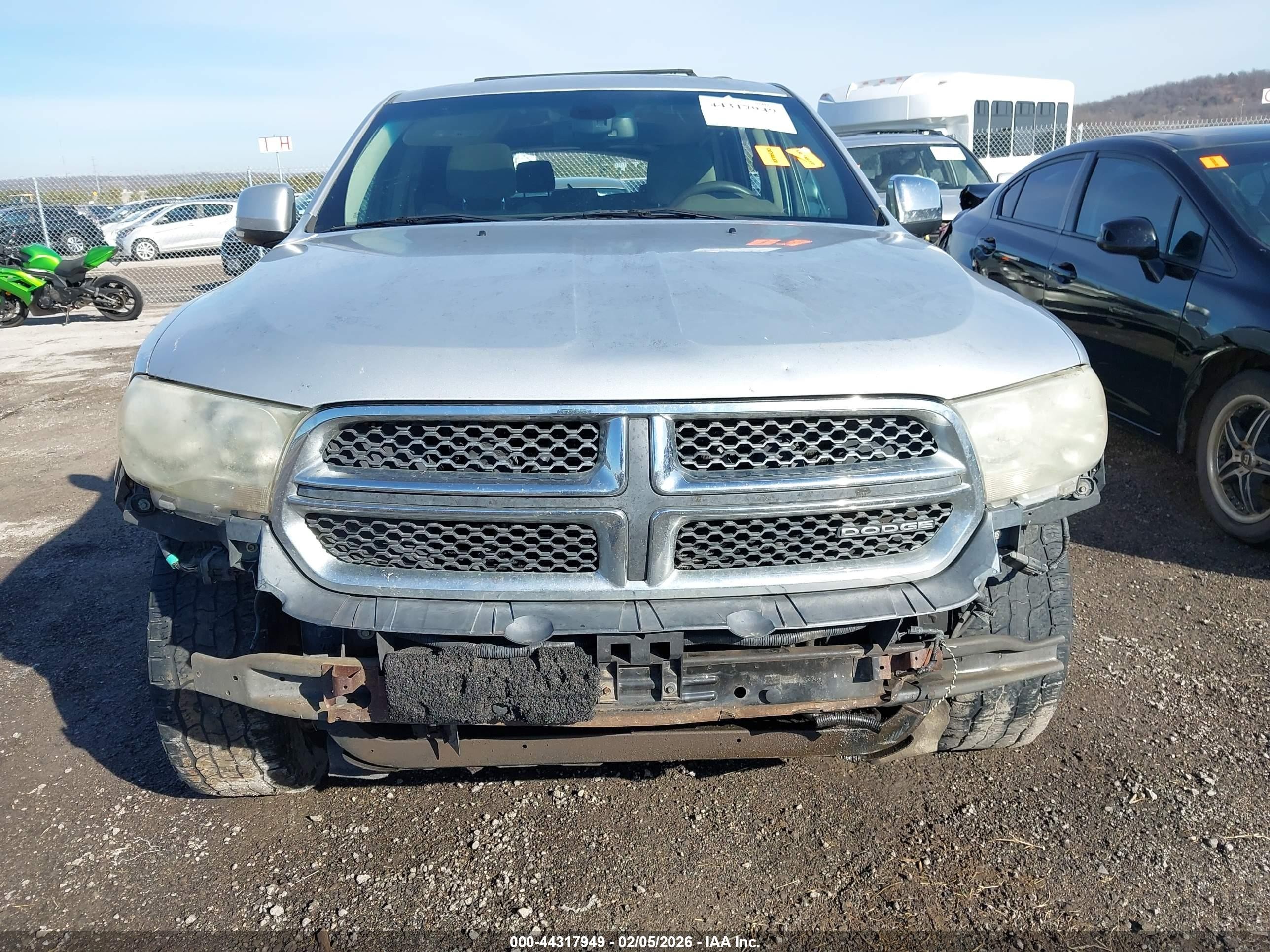 2011 Dodge Durango Crew Silver vin: 1D4RE4GG4BC685921