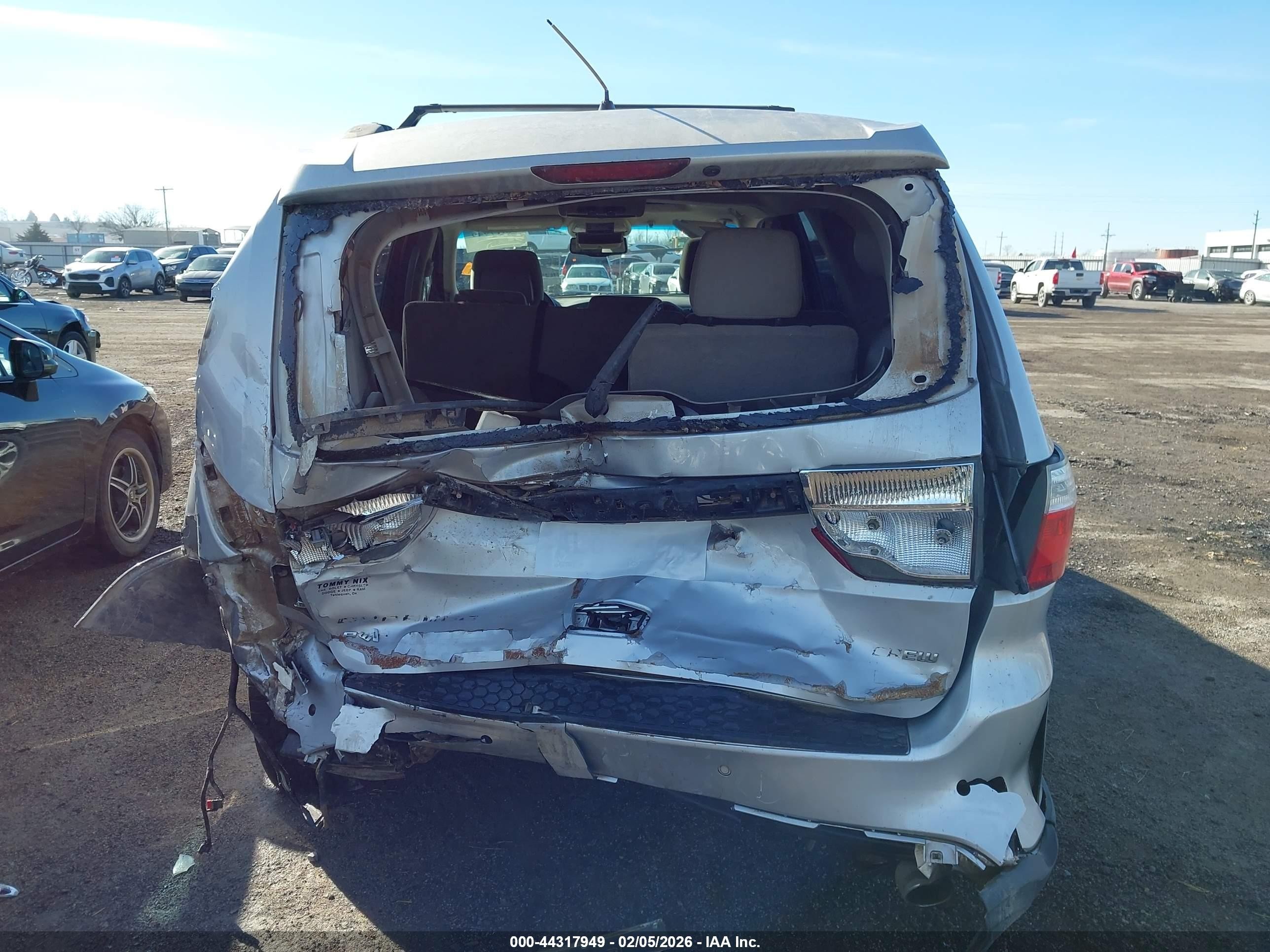 2011 Dodge Durango Crew Silver vin: 1D4RE4GG4BC685921
