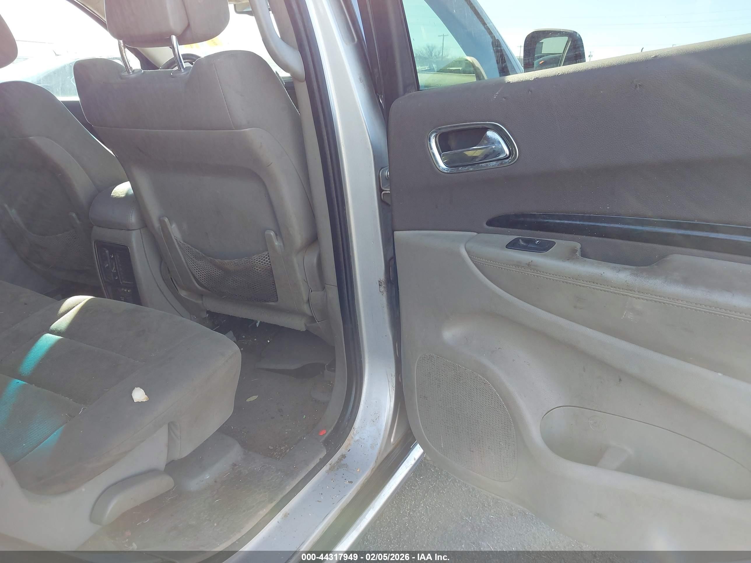 2011 Dodge Durango Crew Silver vin: 1D4RE4GG4BC685921