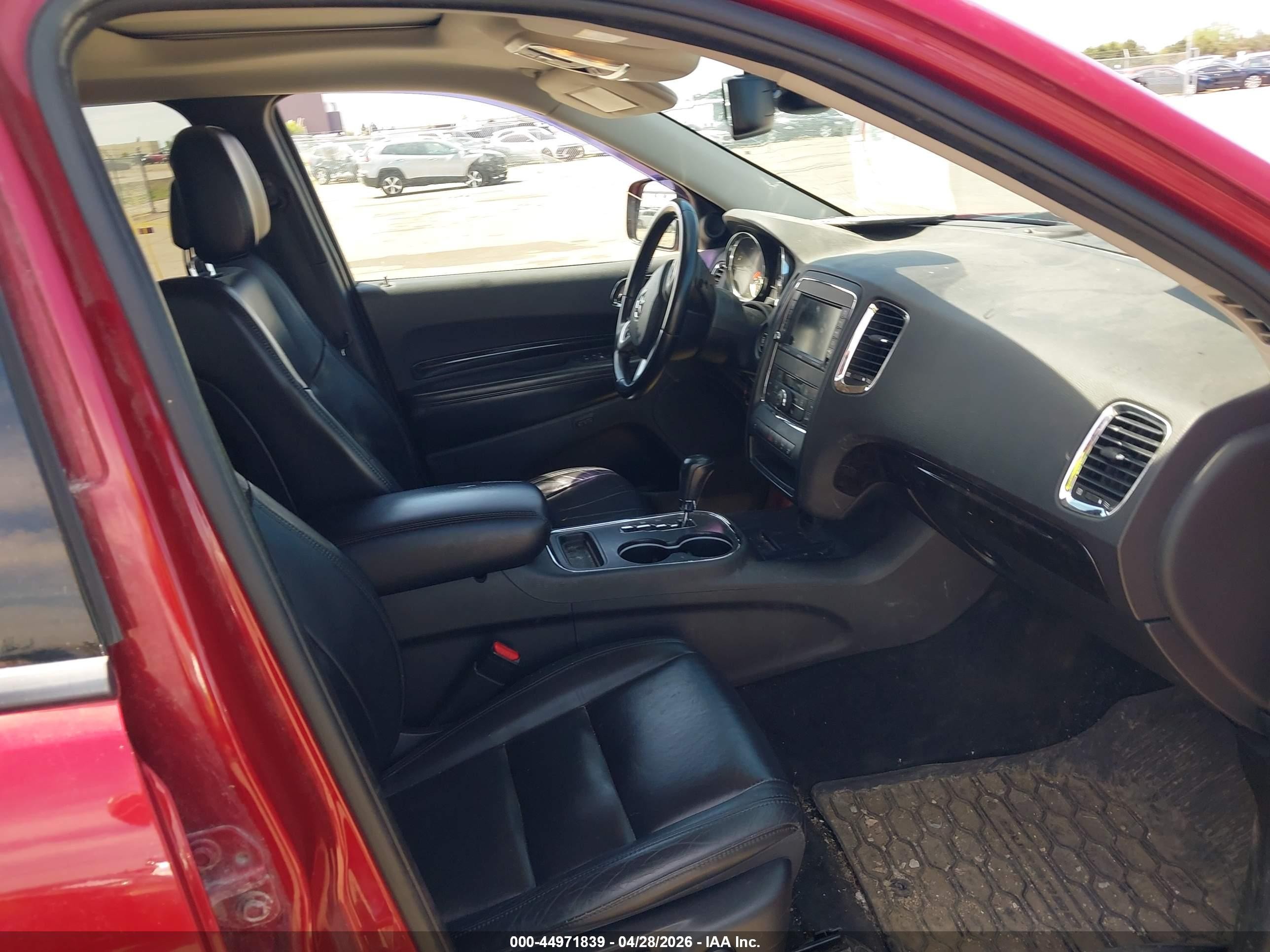 2011 Dodge Durango Crew Red vin: 1D4RE4GG5BC598898
