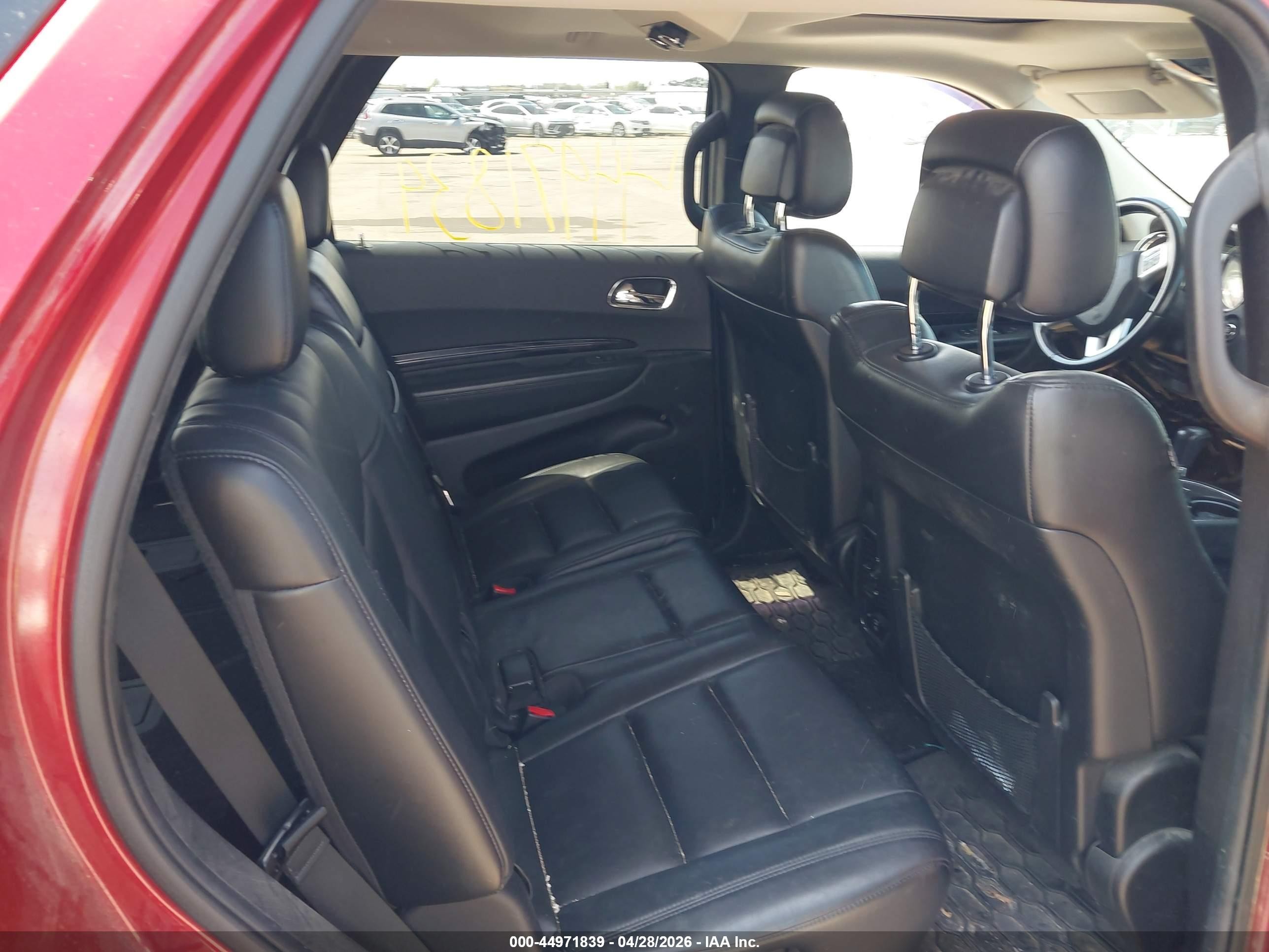 2011 Dodge Durango Crew Red vin: 1D4RE4GG5BC598898