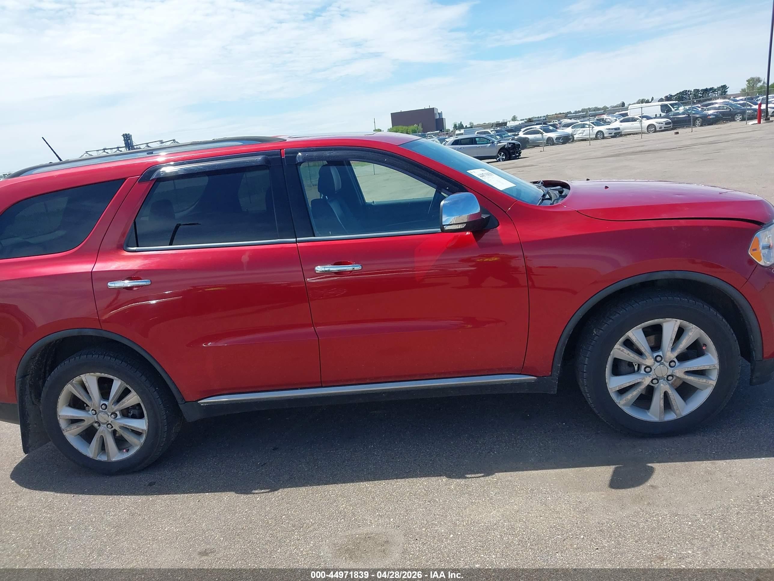 2011 Dodge Durango Crew Red vin: 1D4RE4GG5BC598898