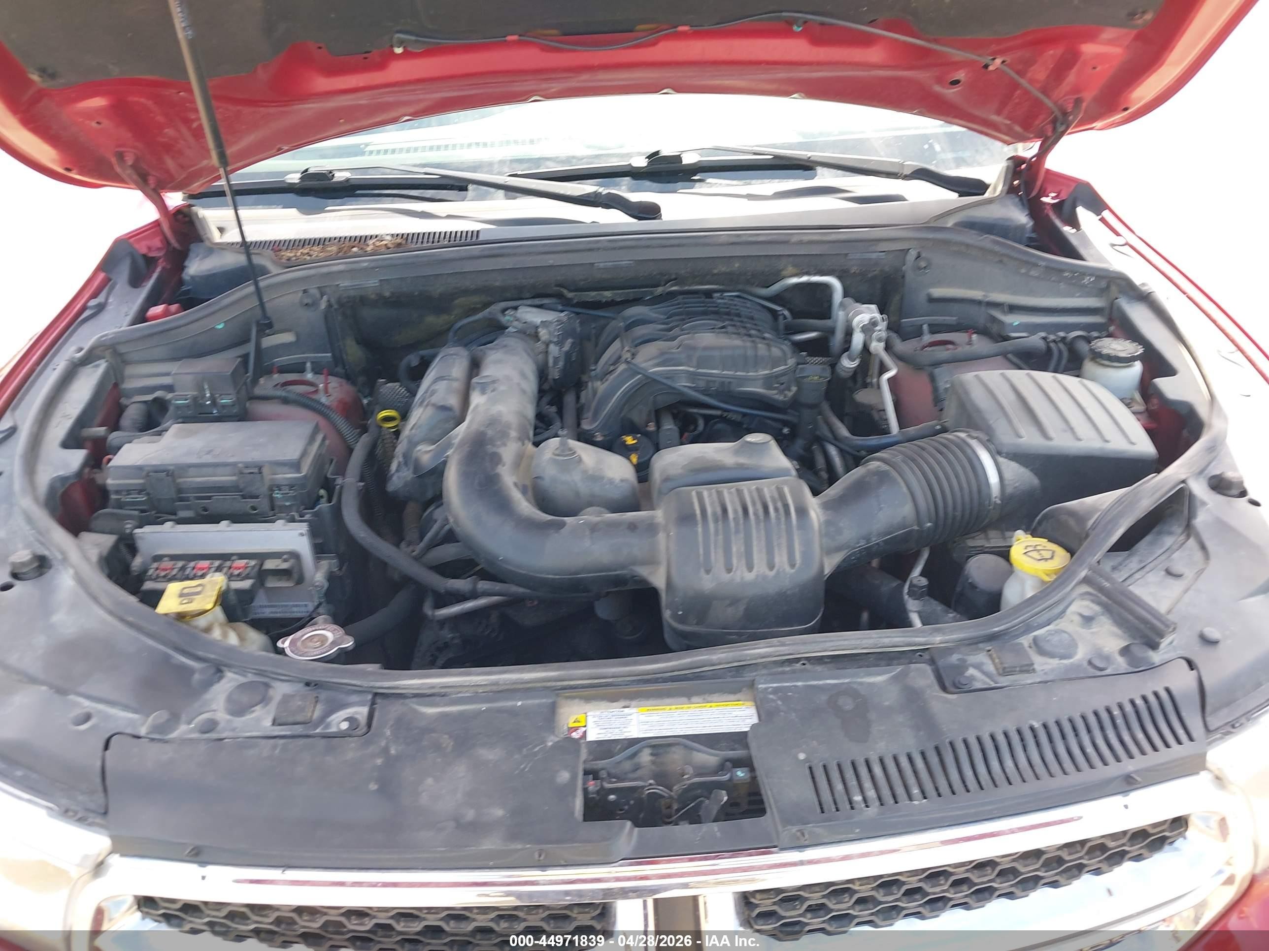 2011 Dodge Durango Crew Red vin: 1D4RE4GG5BC598898
