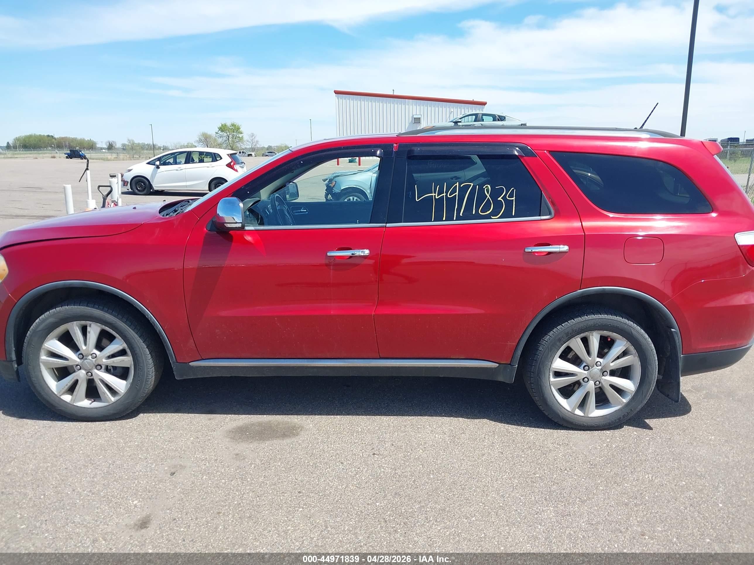 2011 Dodge Durango Crew Red vin: 1D4RE4GG5BC598898