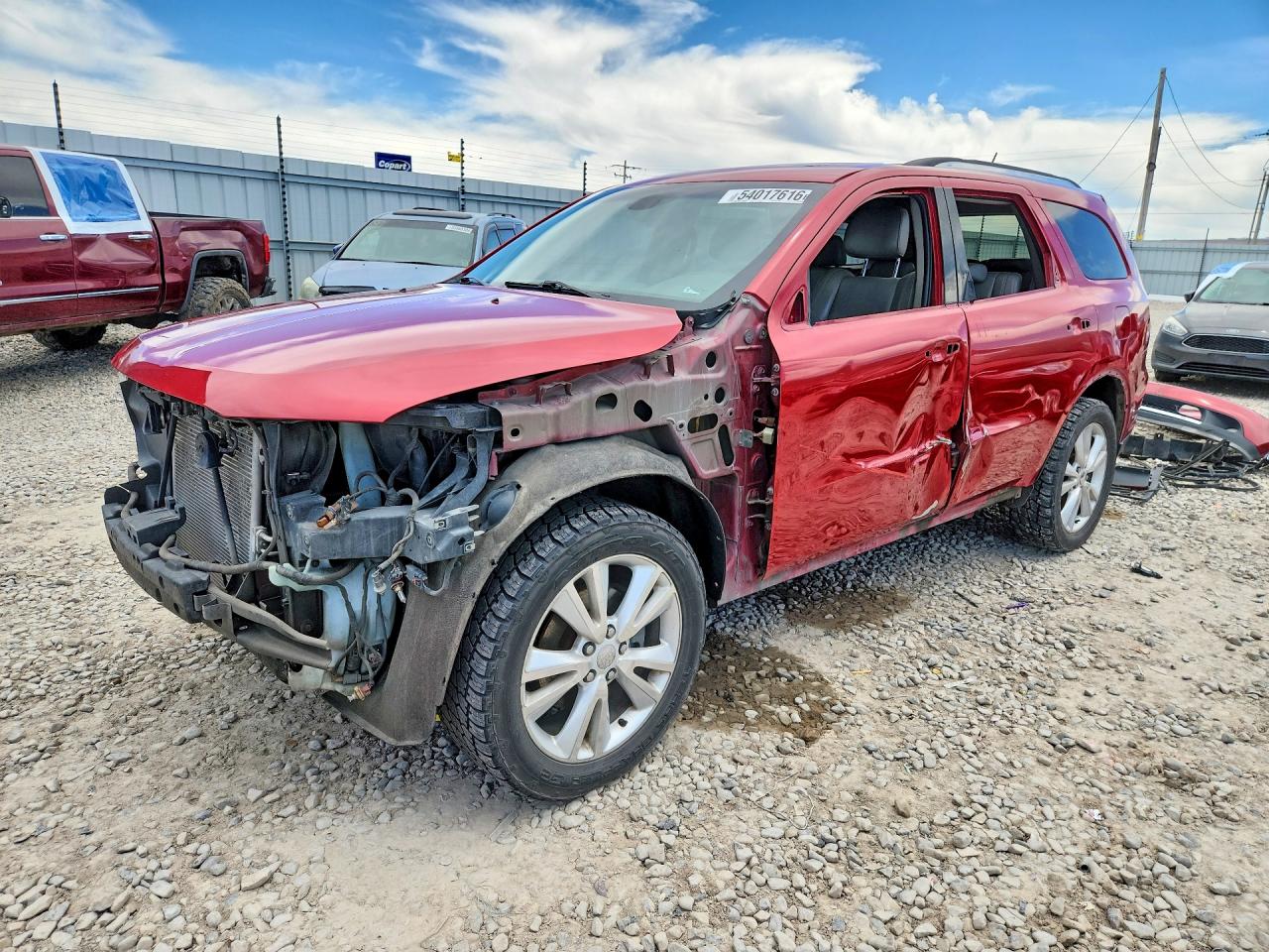 2011 Dodge Durango Crew Красный vin: 1D4RE4GG5BC630636