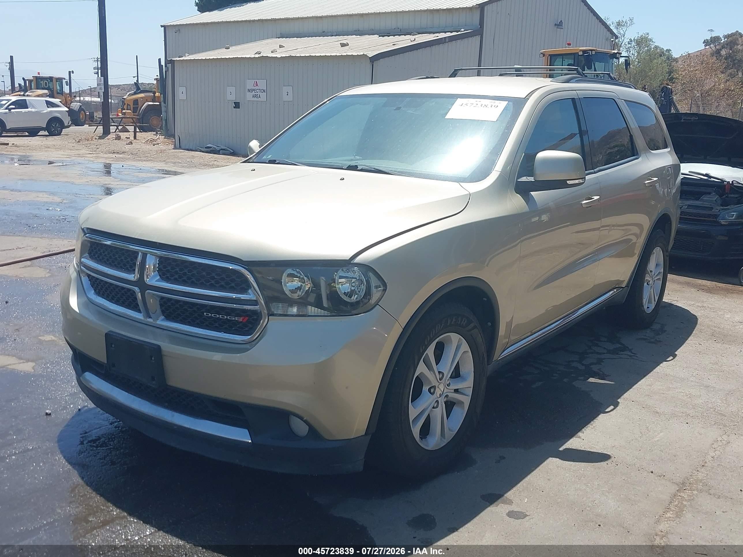 2011 Dodge Durango Crew Champagne vin: 1D4RE4GG5BC638459
