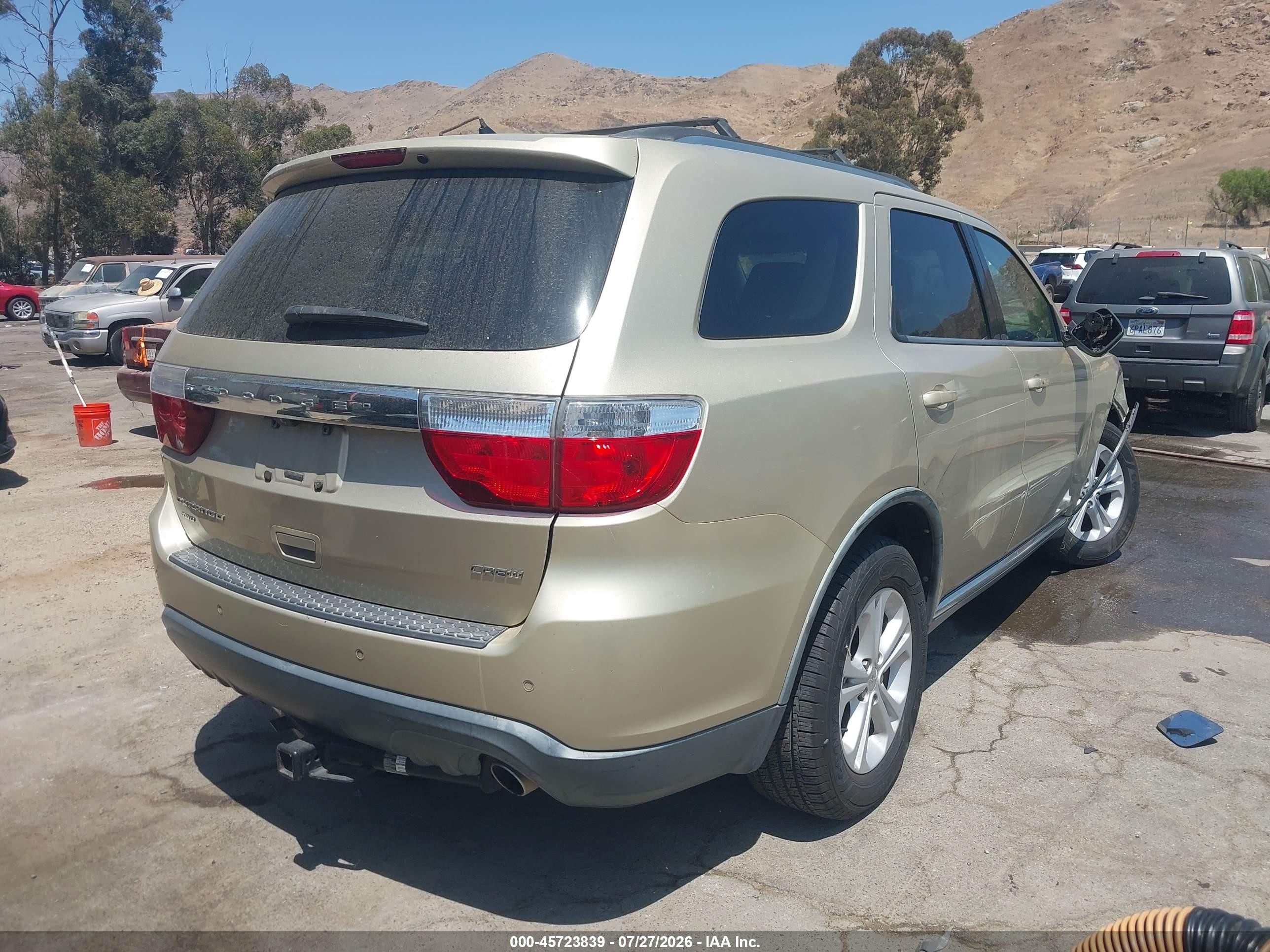 2011 Dodge Durango Crew Champagne vin: 1D4RE4GG5BC638459