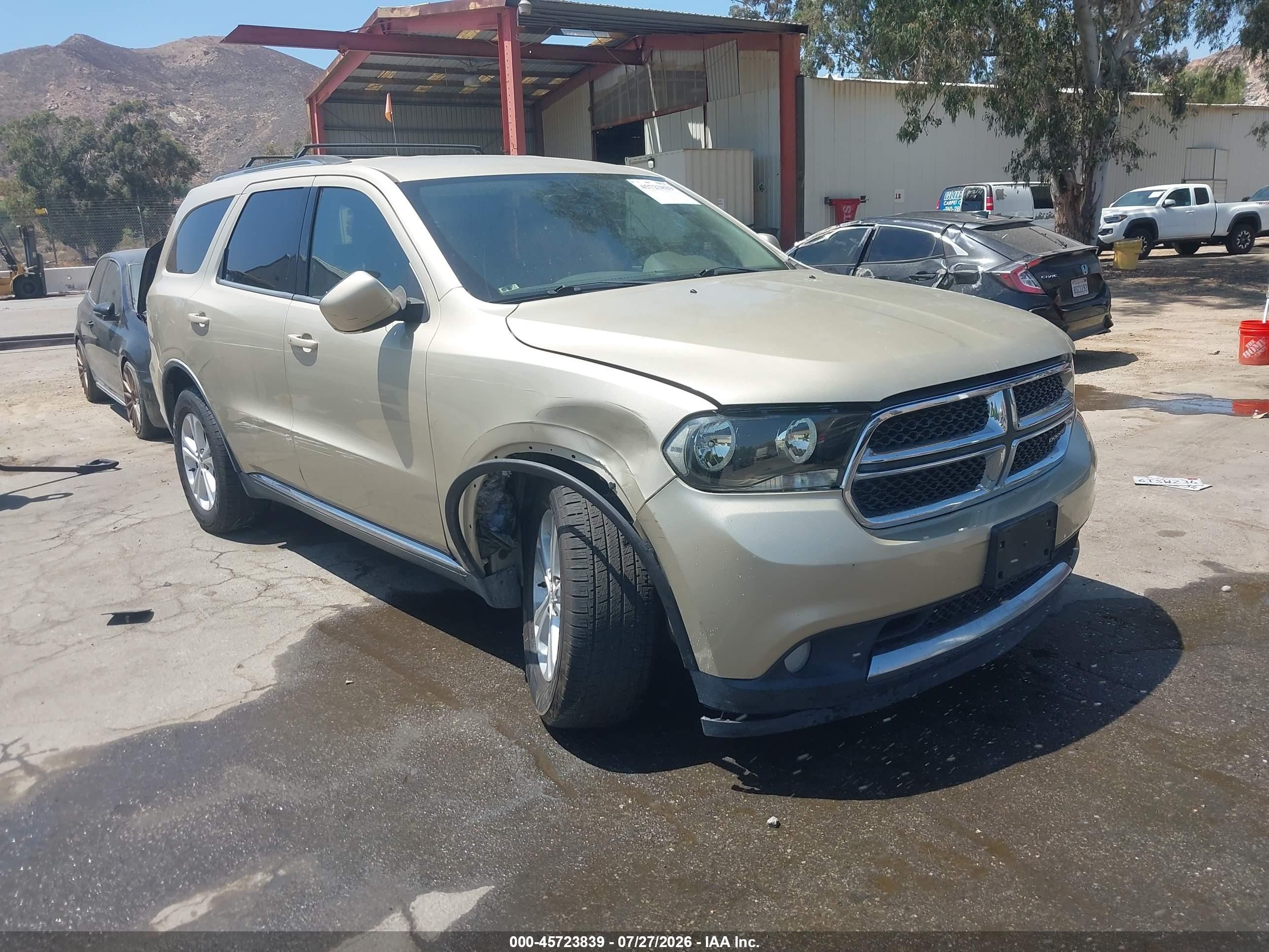2011 Dodge Durango Crew Champagne vin: 1D4RE4GG5BC638459