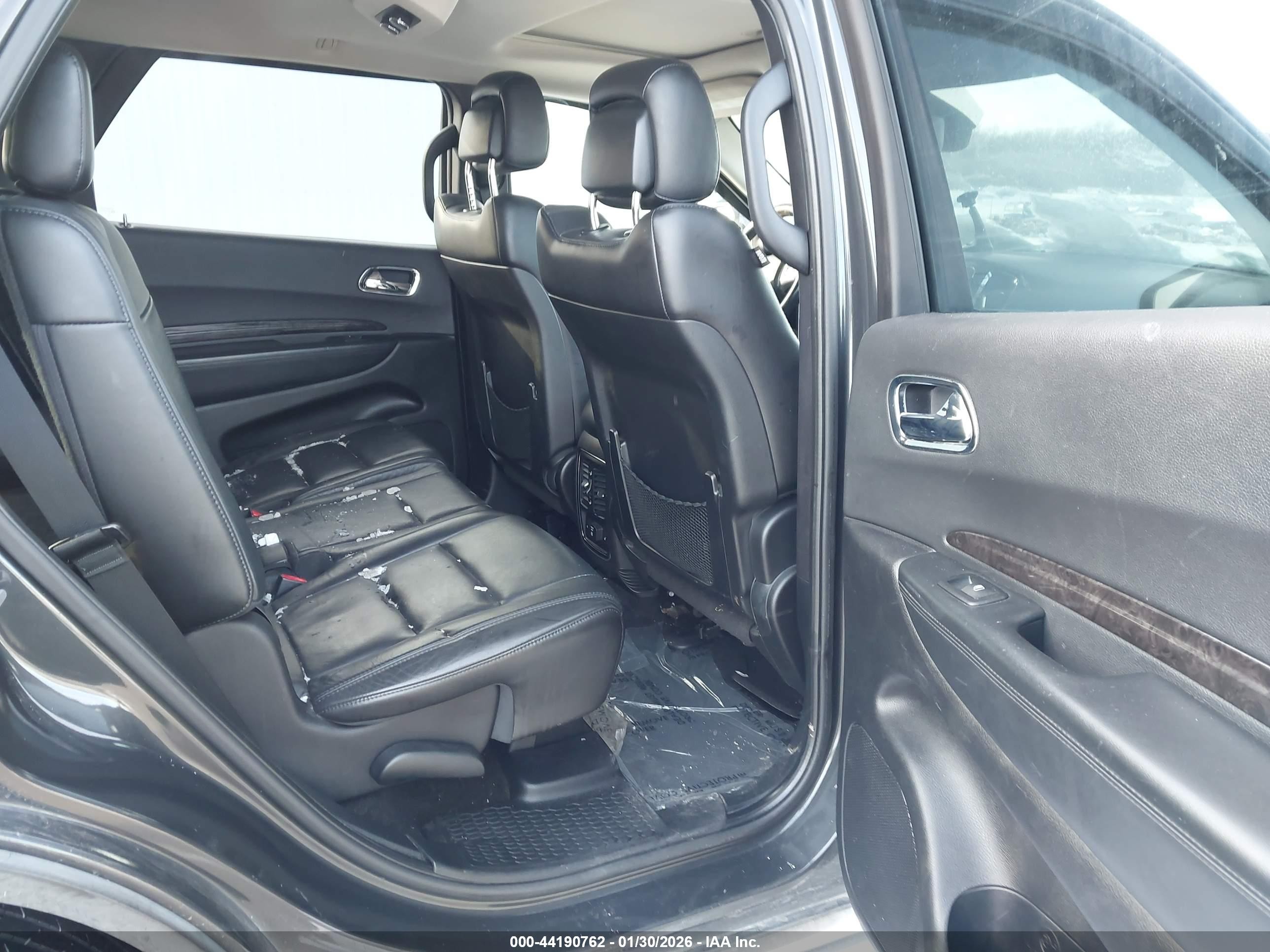 2011 Dodge Durango Crew Black vin: 1D4RE4GG5BC639515