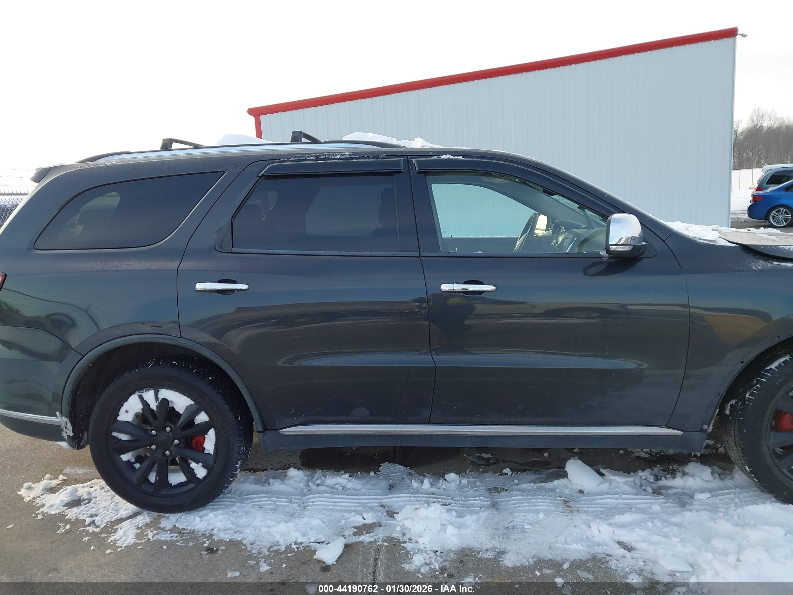 2011 Dodge Durango Crew Black vin: 1D4RE4GG5BC639515