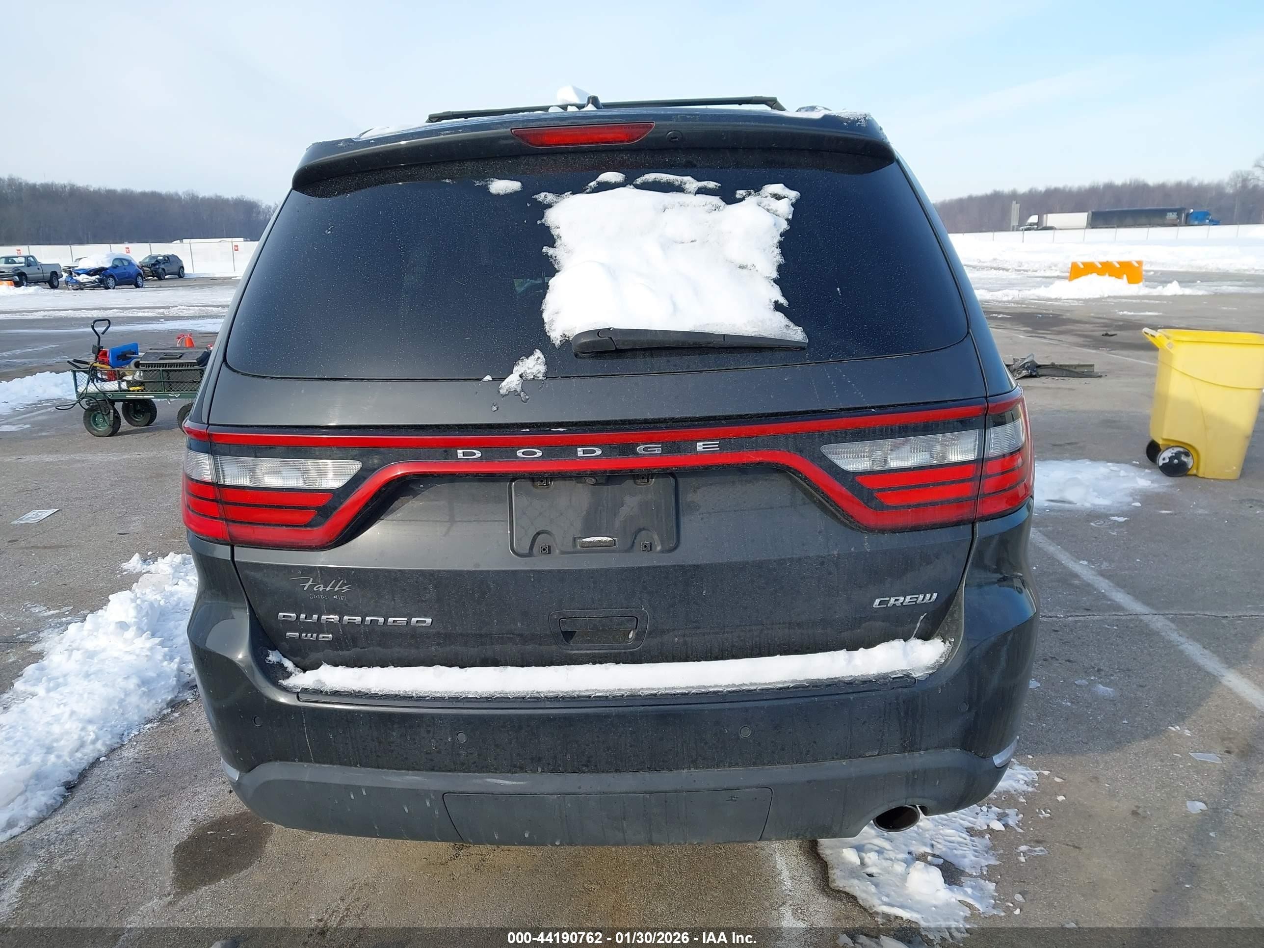 2011 Dodge Durango Crew Black vin: 1D4RE4GG5BC639515