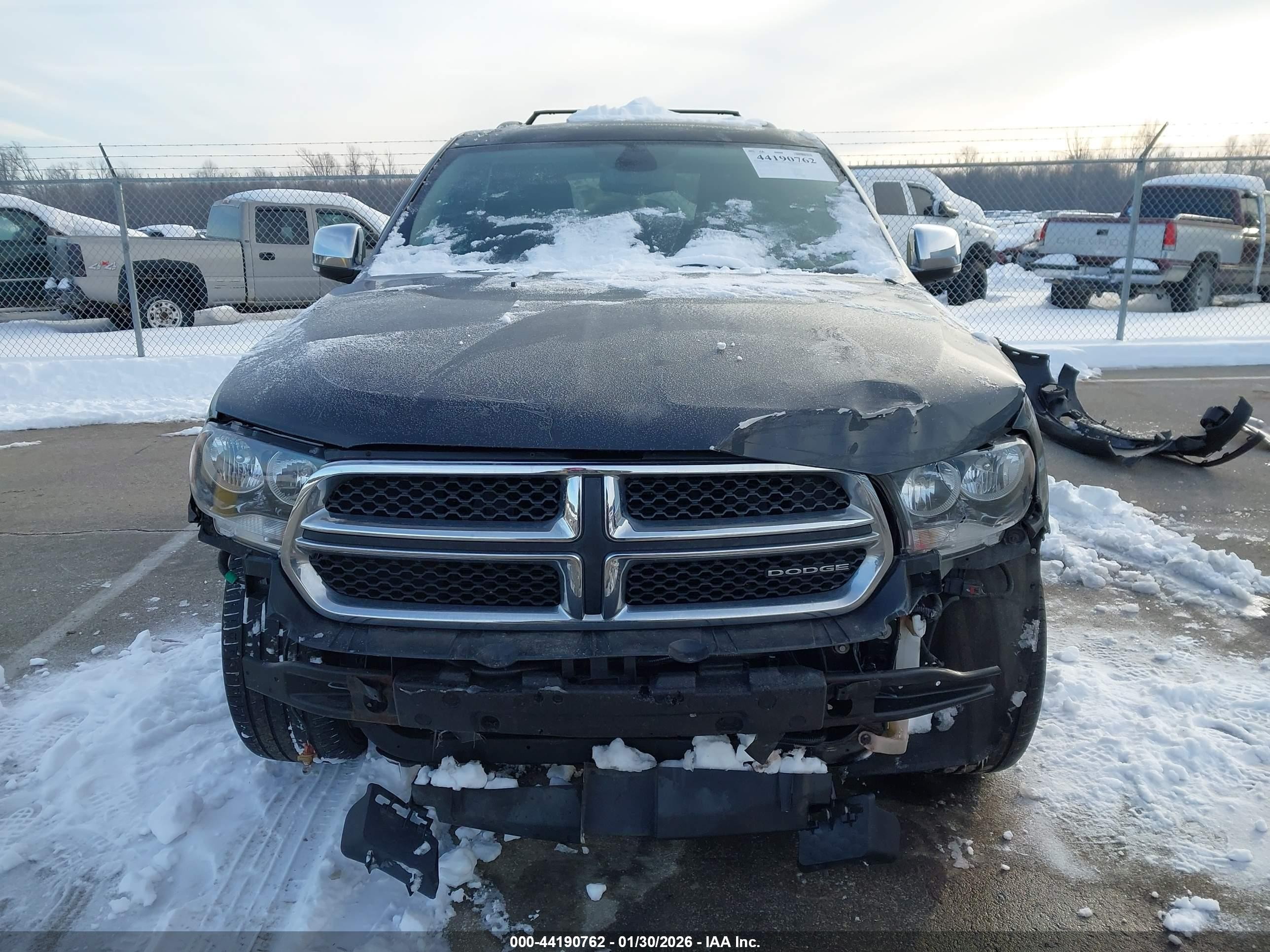 2011 Dodge Durango Crew Black vin: 1D4RE4GG5BC639515