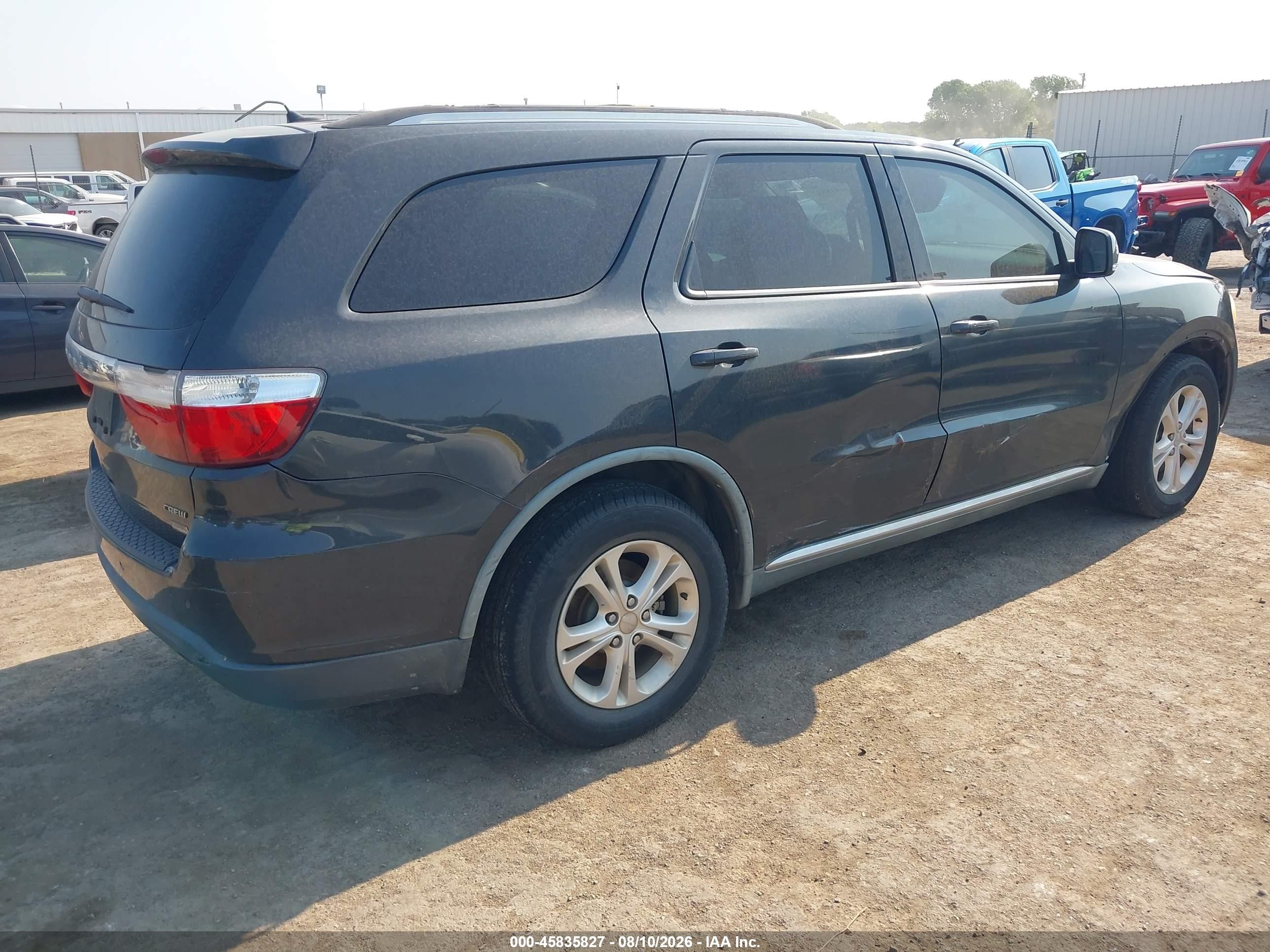 2011 Dodge Durango Crew Black vin: 1D4RE4GG5BC650692