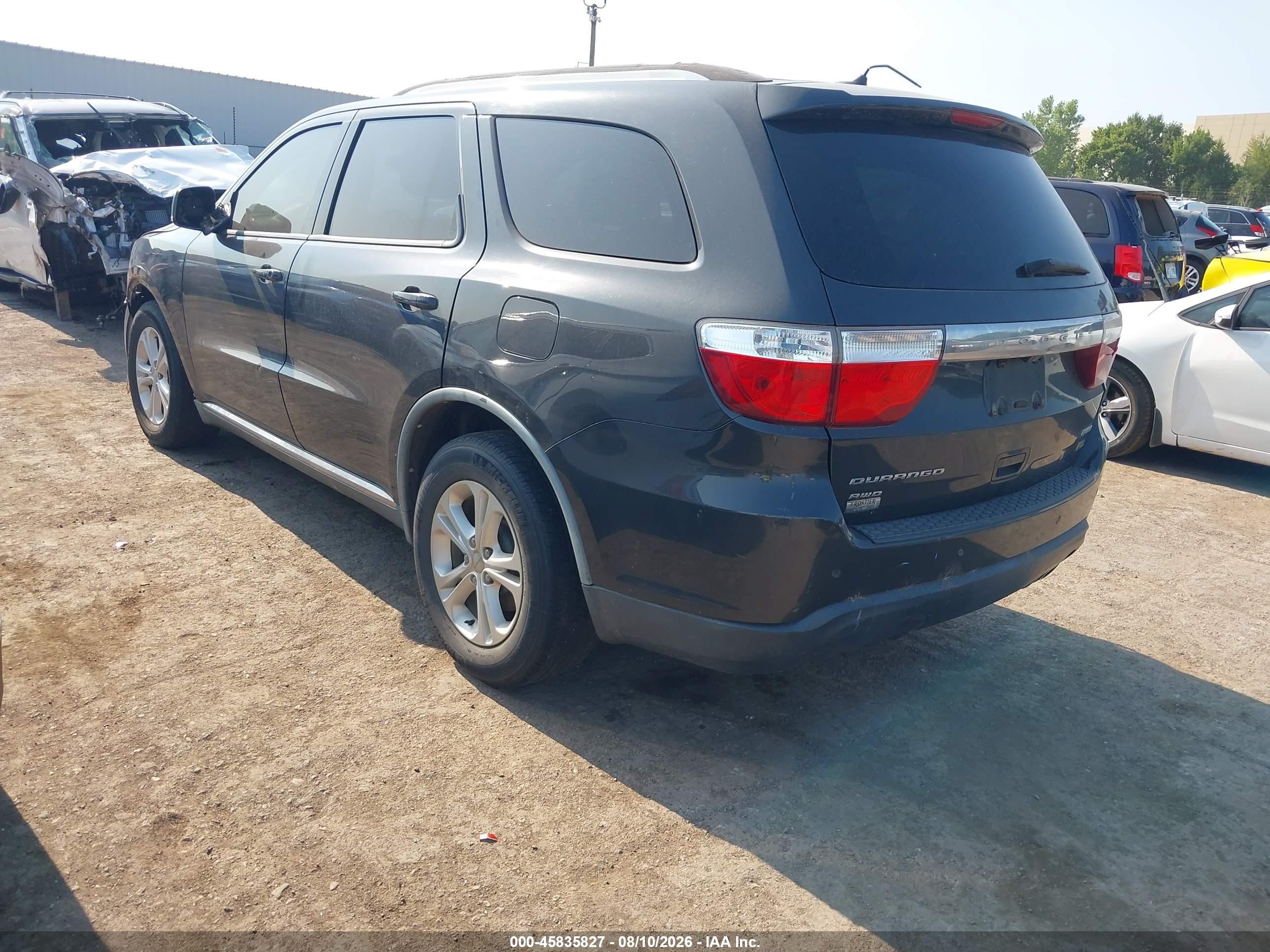 2011 Dodge Durango Crew Black vin: 1D4RE4GG5BC650692