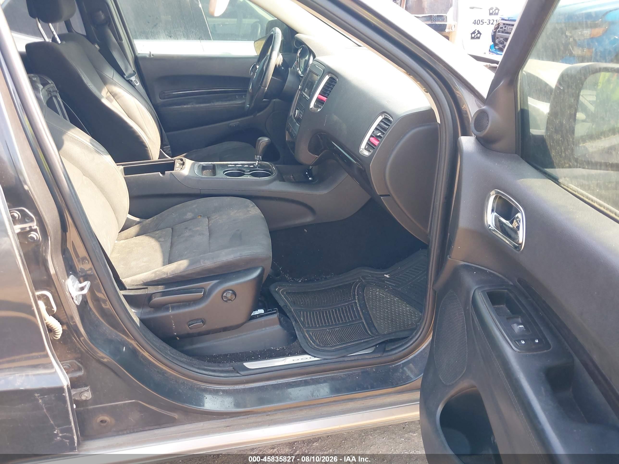 2011 Dodge Durango Crew Black vin: 1D4RE4GG5BC650692