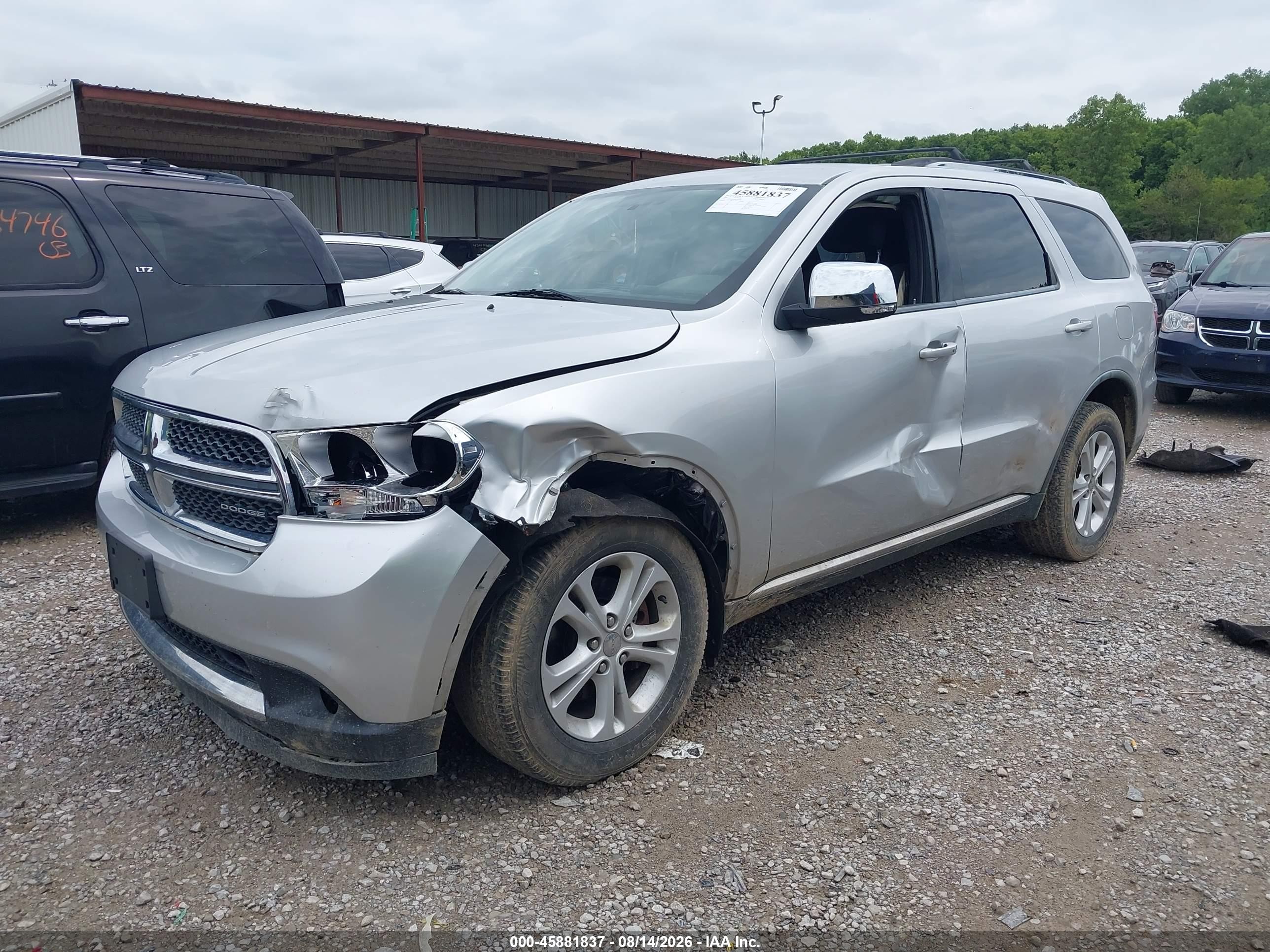 2011 Dodge Durango Crew Silver vin: 1D4RE4GG5BC692926