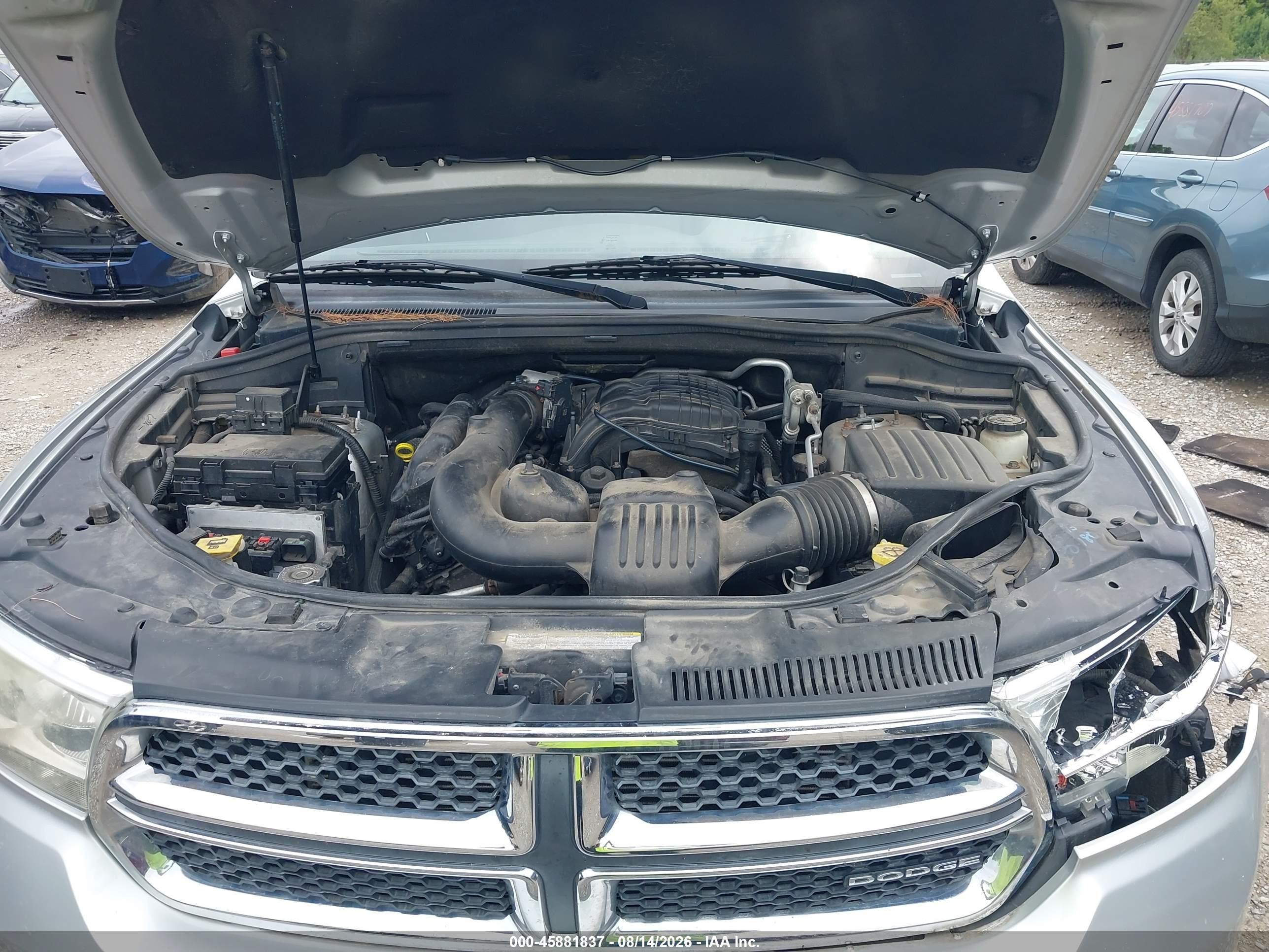 2011 Dodge Durango Crew Silver vin: 1D4RE4GG5BC692926