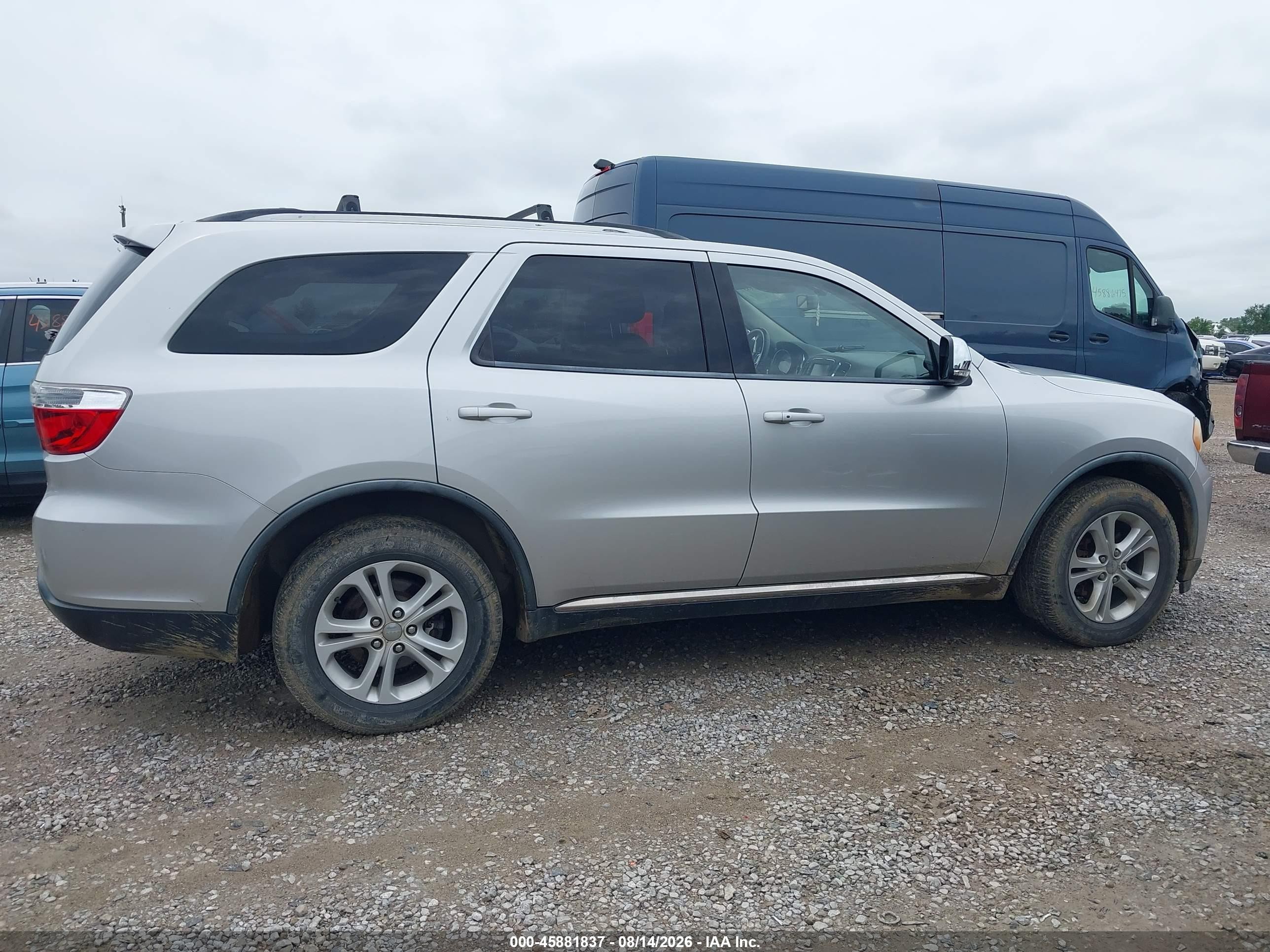 2011 Dodge Durango Crew Silver vin: 1D4RE4GG5BC692926