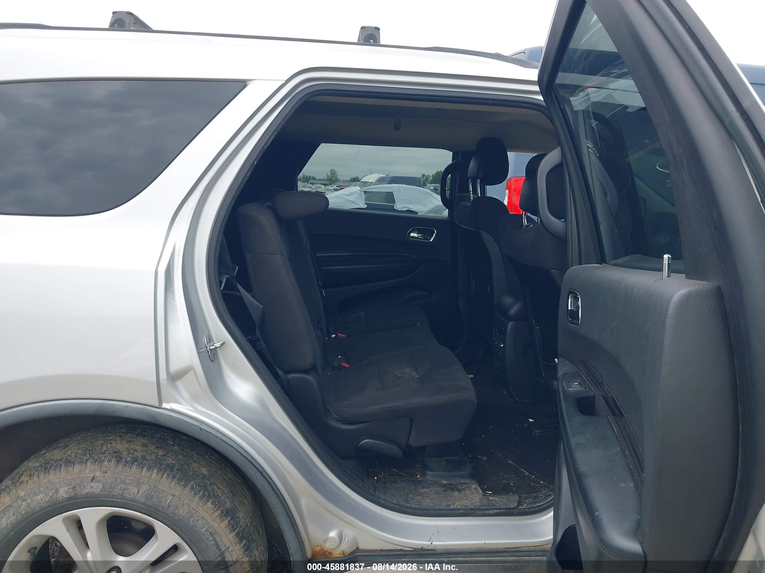 2011 Dodge Durango Crew Silver vin: 1D4RE4GG5BC692926