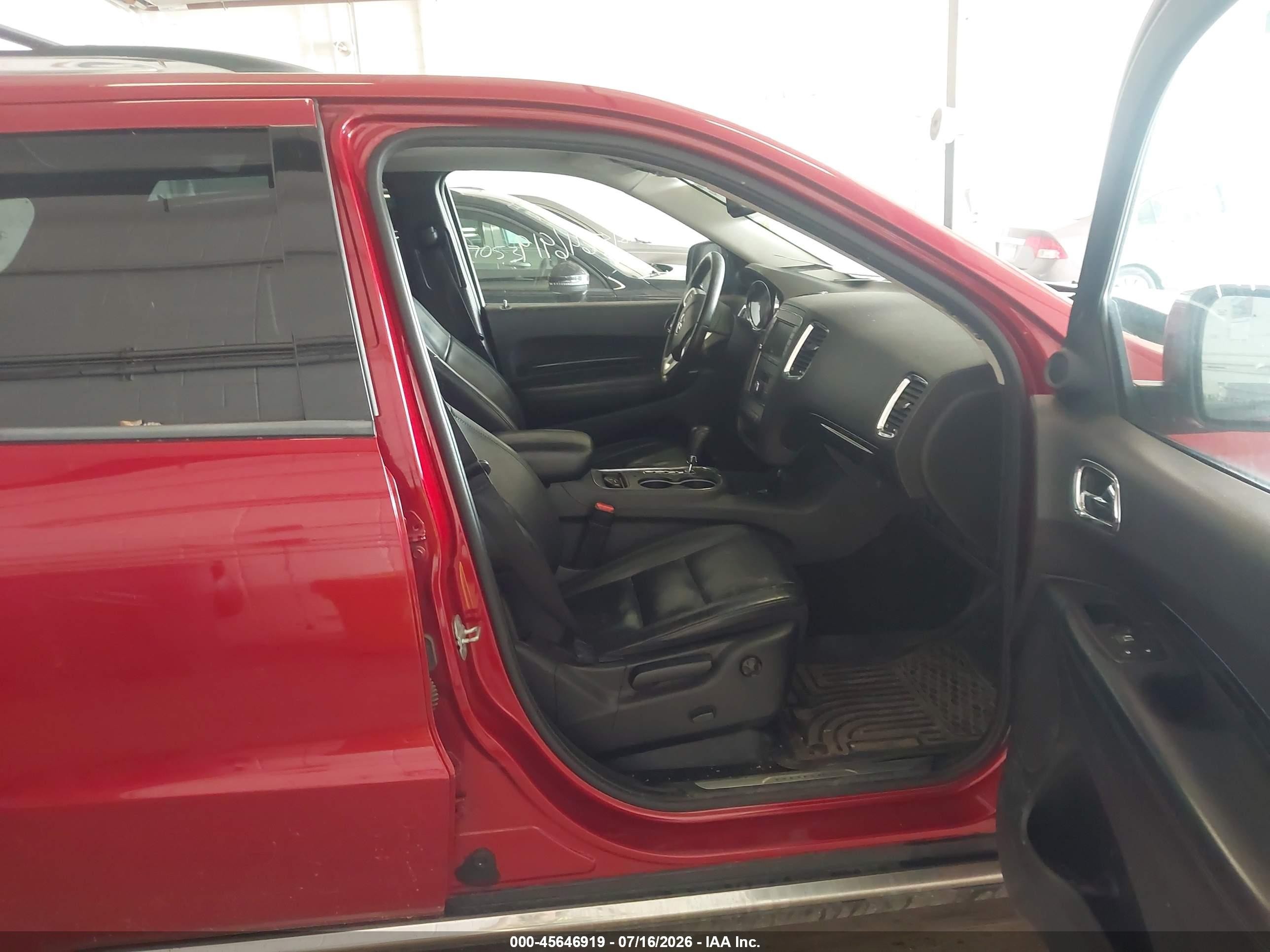 2011 Dodge Durango Crew Красный vin: 1D4RE4GG6BC599266