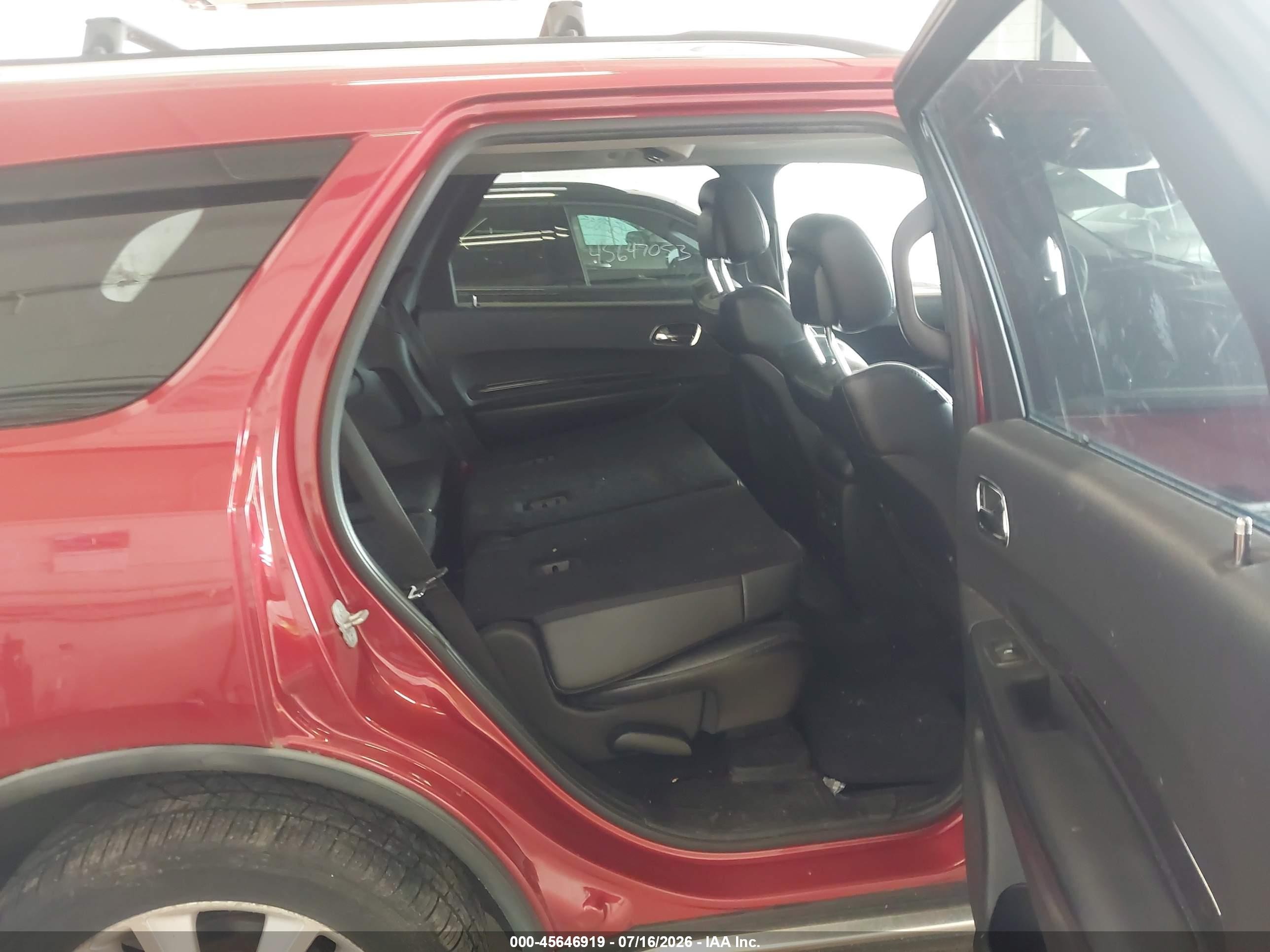 2011 Dodge Durango Crew Красный vin: 1D4RE4GG6BC599266