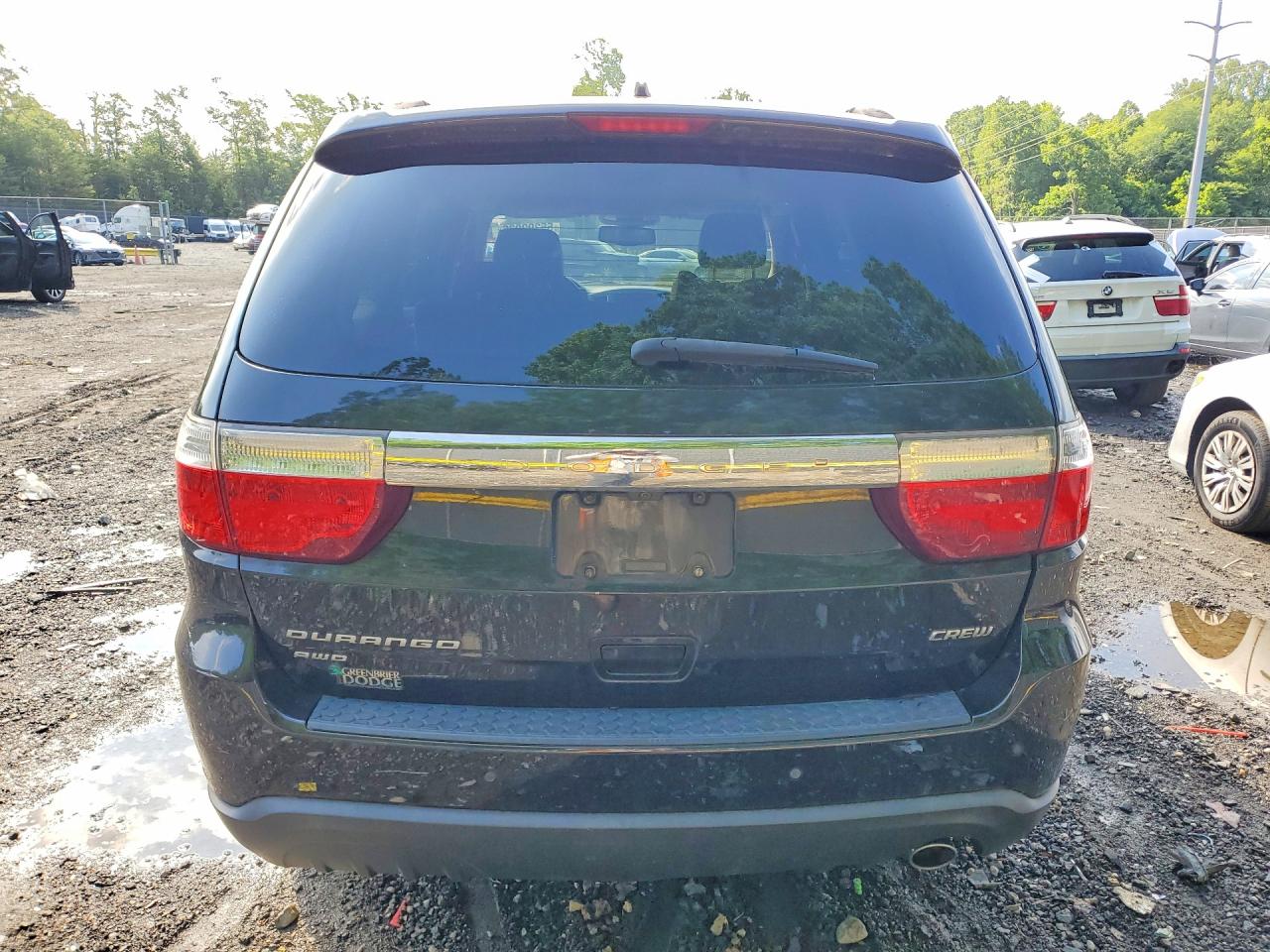 2011 Dodge Durango Crew Black vin: 1D4RE4GG6BC653603