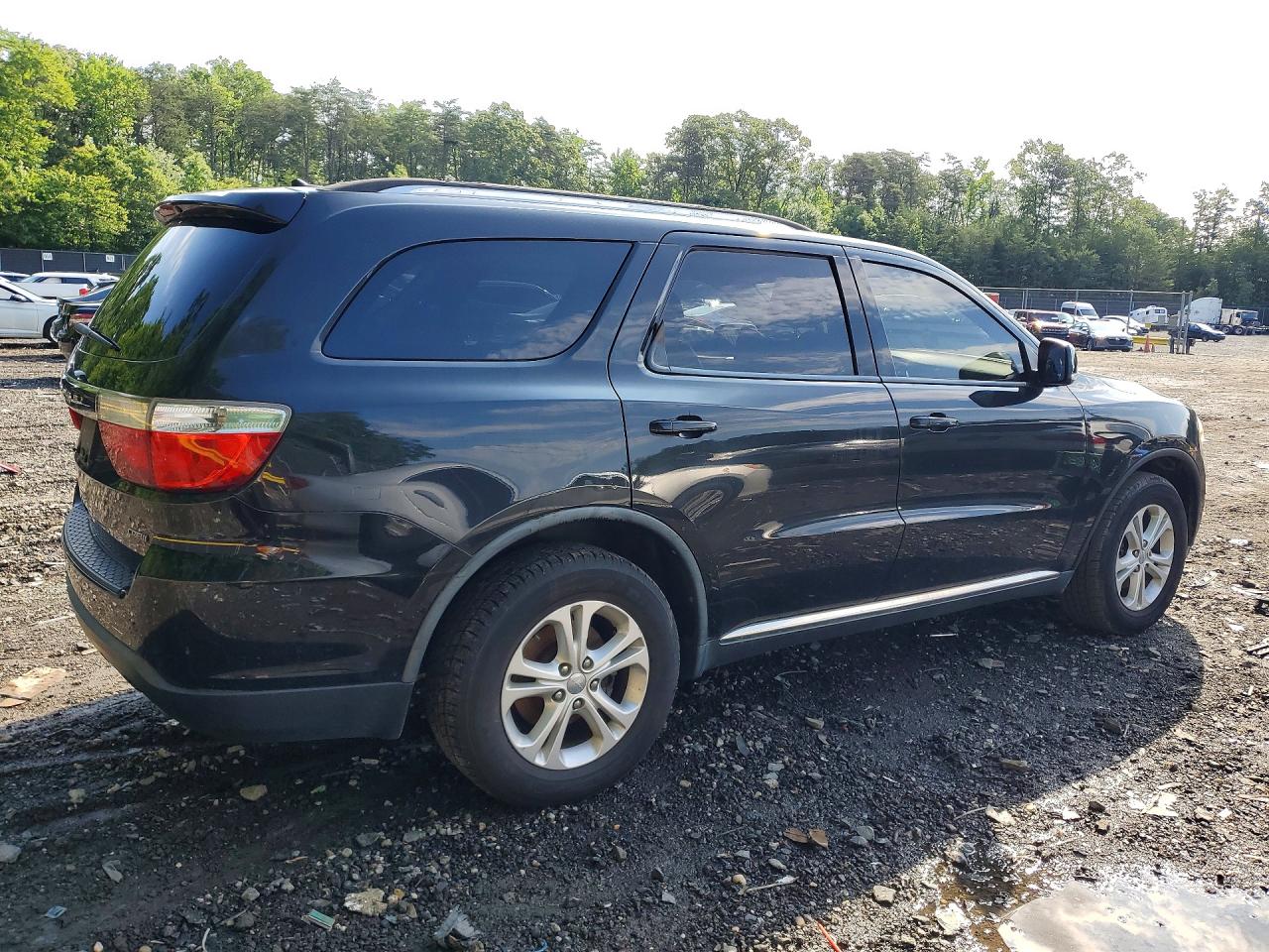 2011 Dodge Durango Crew Black vin: 1D4RE4GG6BC653603