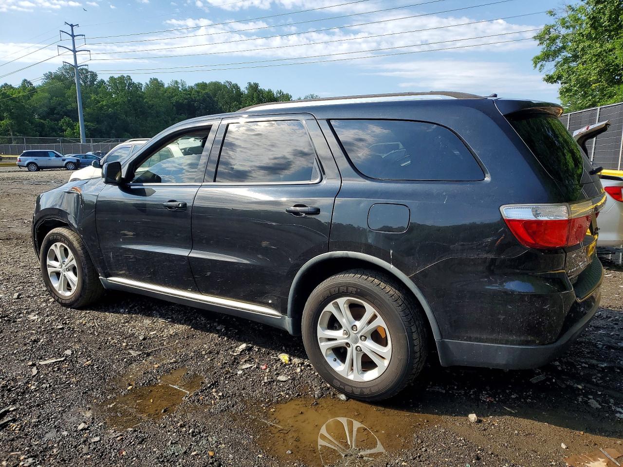 2011 Dodge Durango Crew Black vin: 1D4RE4GG6BC653603